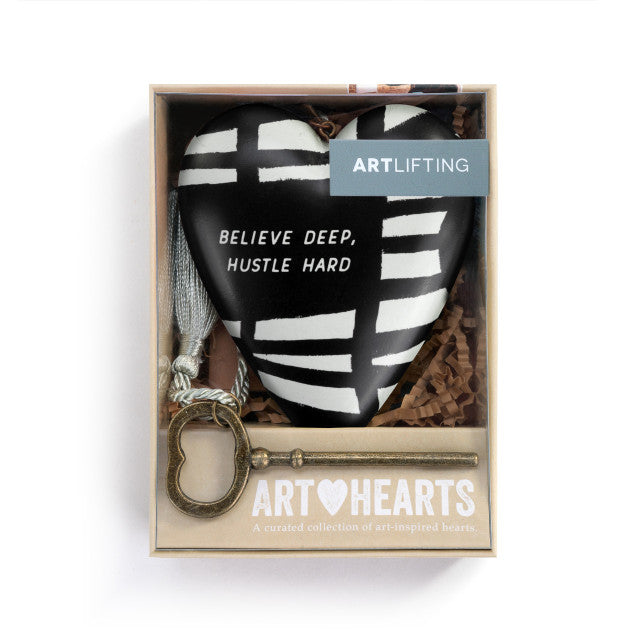 ArtLifting Art Heart: blanco y negro llamativo