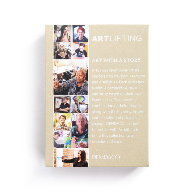 ArtLifting Art Heart: blanco y negro llamativo