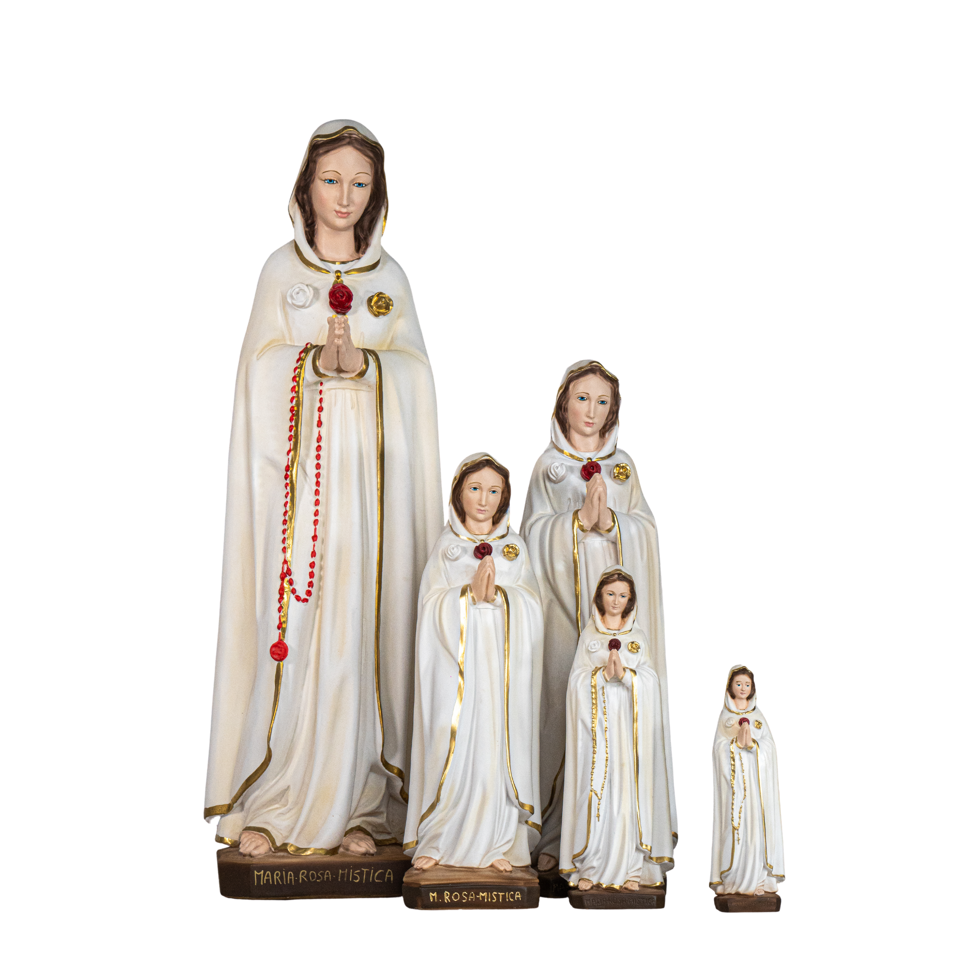 The Faith Gift Shop Mystic Rose Virgin Mary Hand Painted in Italy - Our Tuscany Collection - Virgen Maria Rosa Mistica