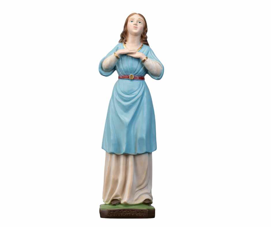 The Faith Gift Shop Saint Agatha statue - Hand Painted in Italy - Our Tuscany Collection - Estatua de Santa Agata