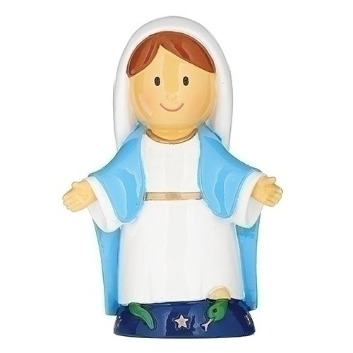 Figura de Nuestra Señora de las Gracias de 3,25" de alto; Pequeños Patronos