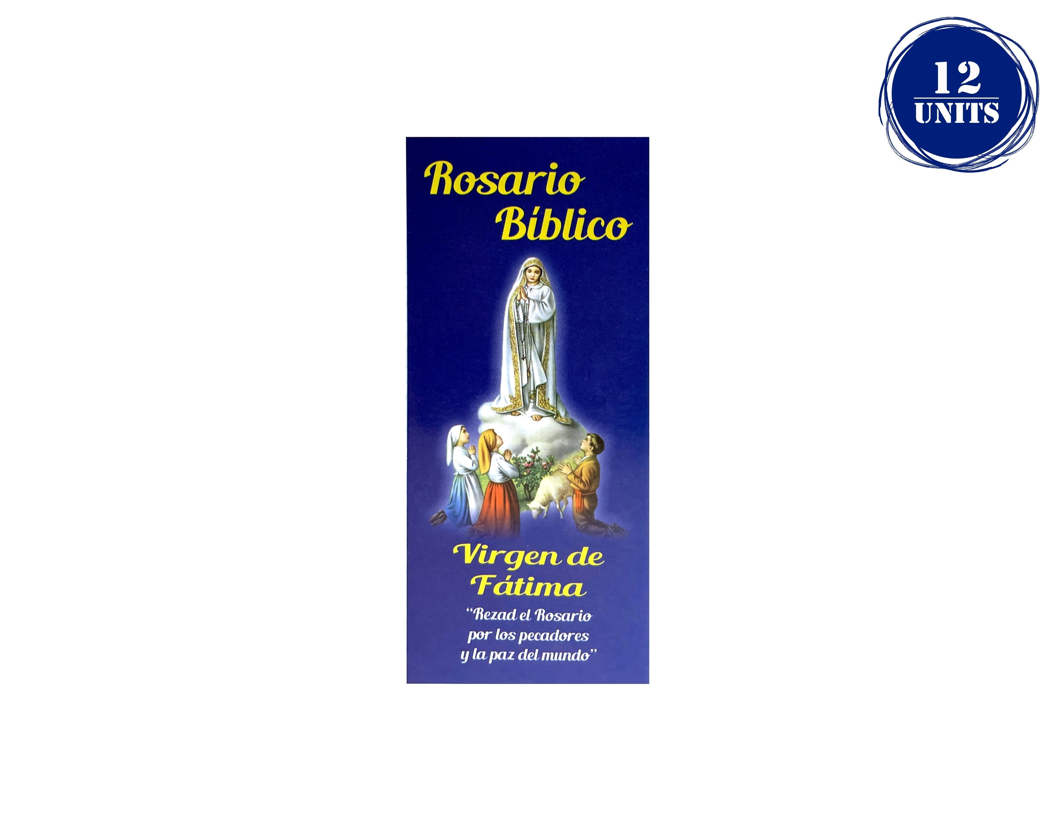 Rosario Bíblico Plegable Virgen de Fátima