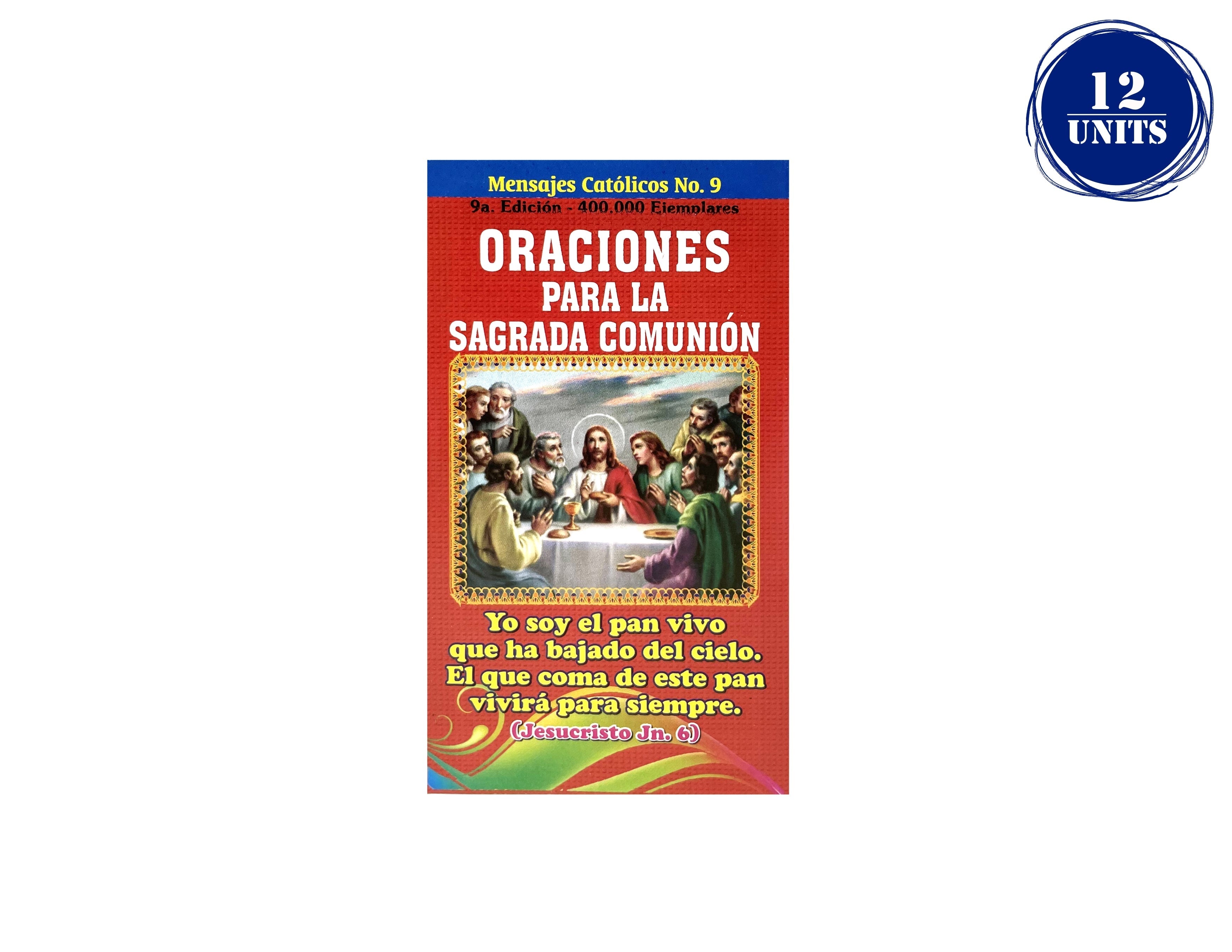 Oraciones plegables para la Sagrada Comunión