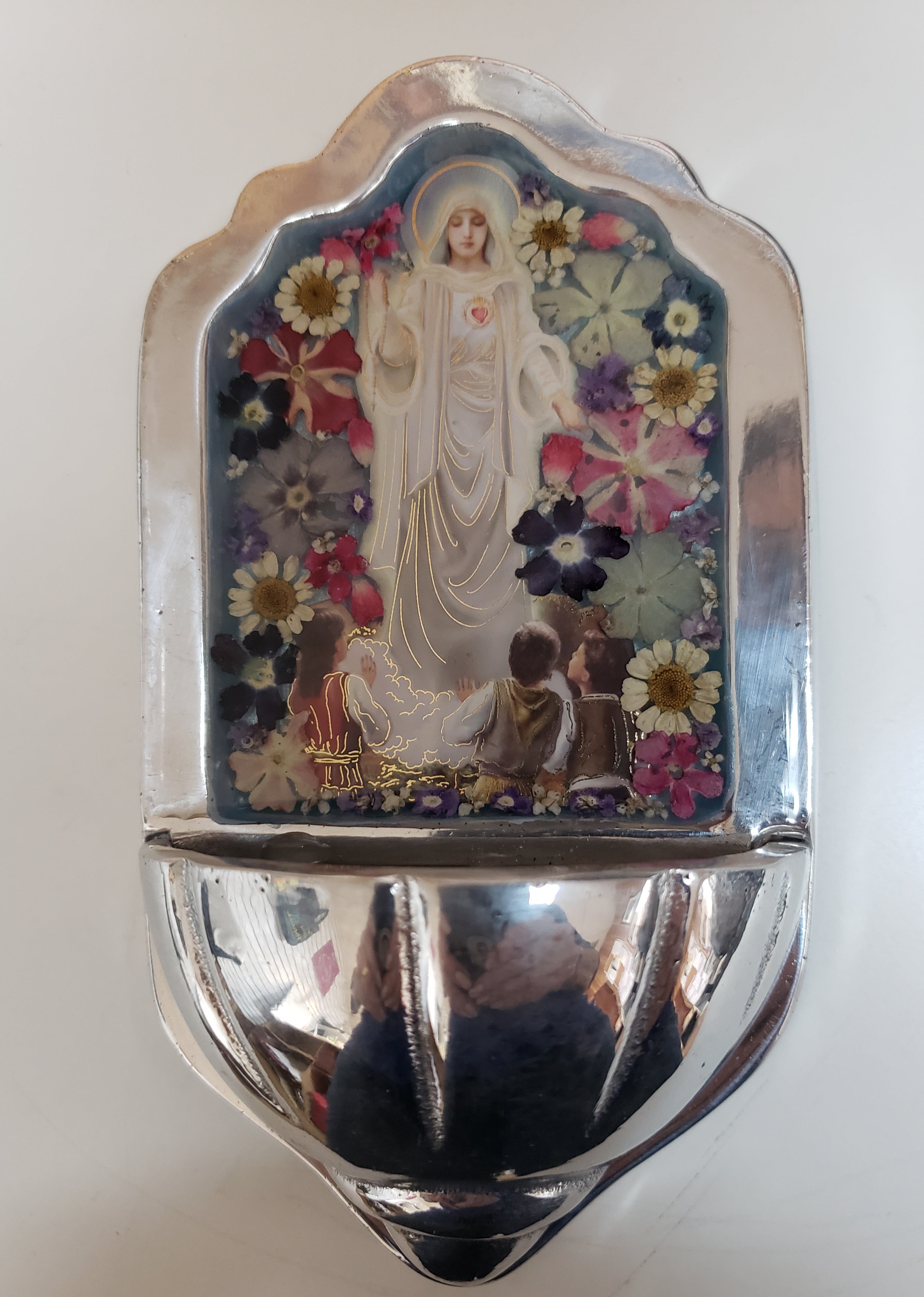 Nicho de flores prensadas - Agua bendita