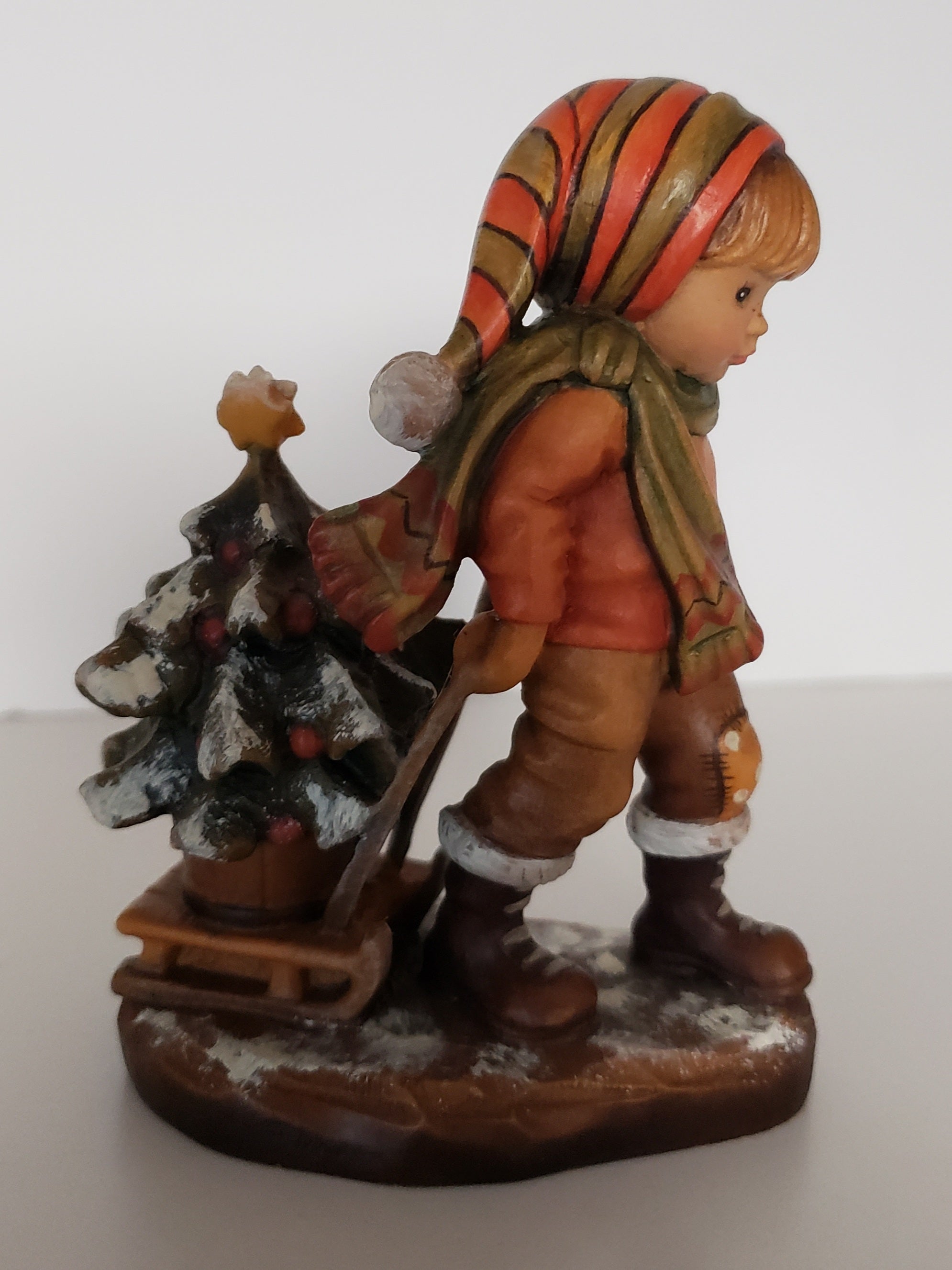 Anri The Sara Kay Collection. Wood Carved Figurines - Made in Italy.