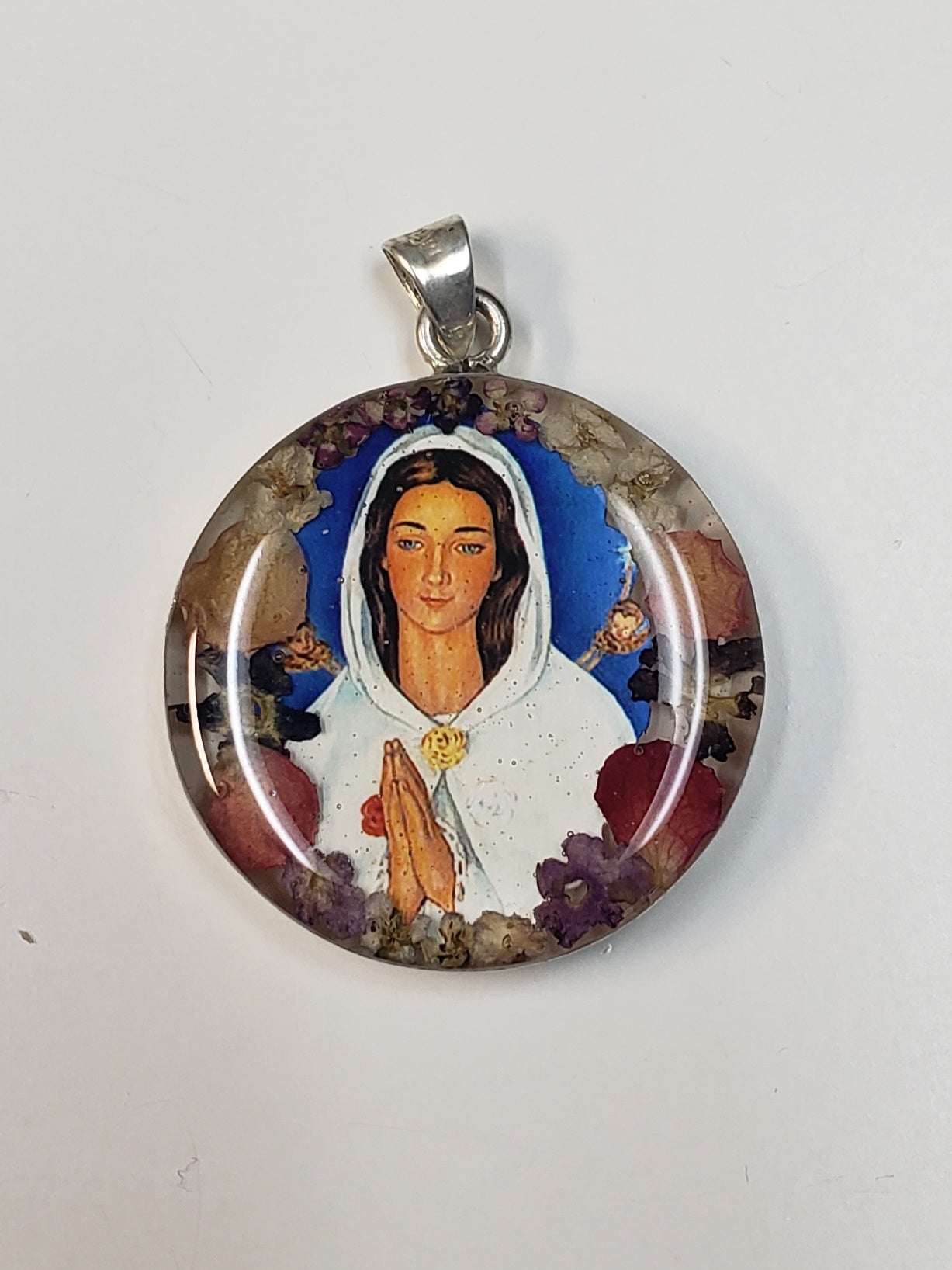 Medalla de la Virgen María La Rosa Mística/ Maria Rosa Mistica