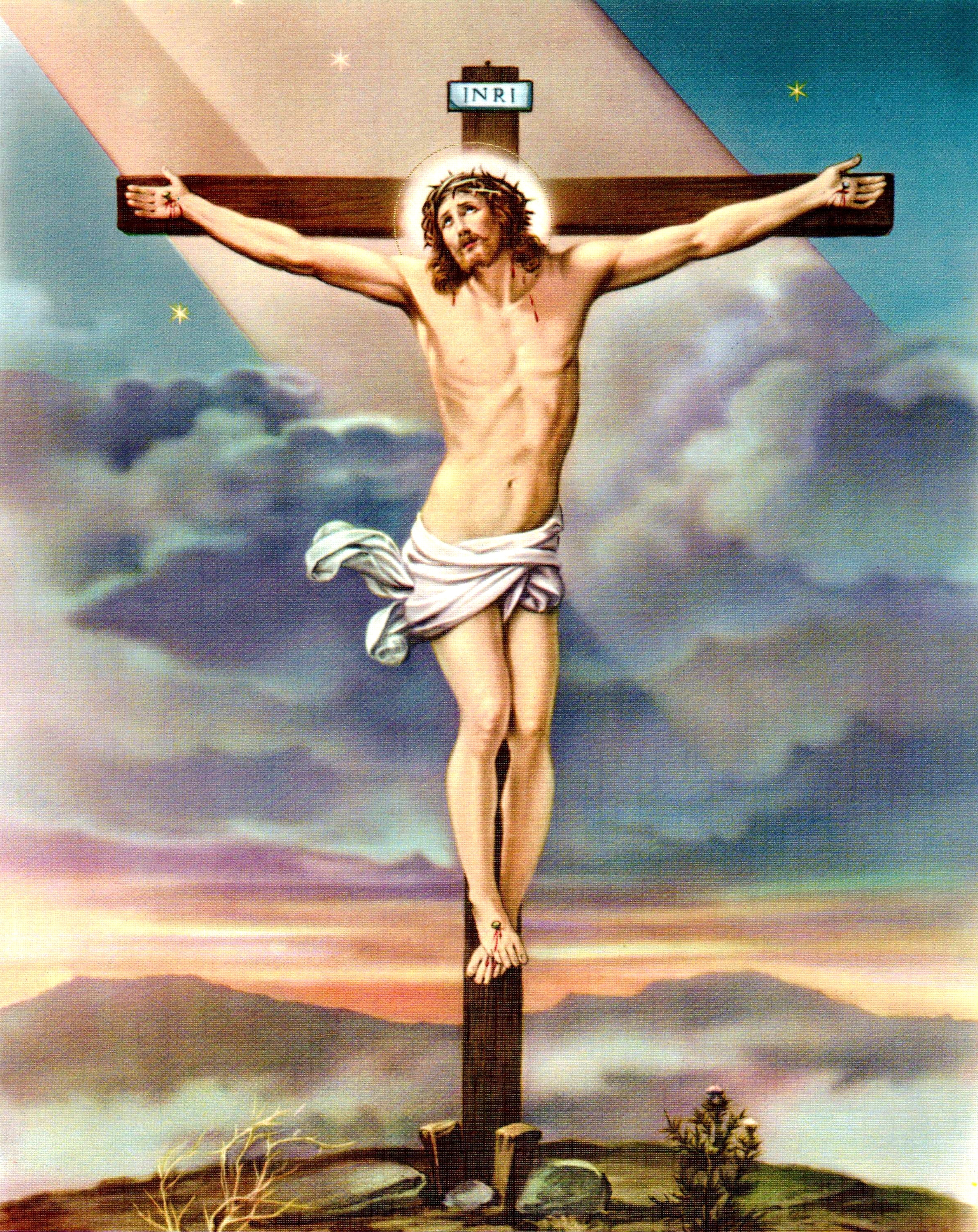 Arte religioso para pared, impresión laminada, sin marco, papel decorativo artístico de 8" x 10"