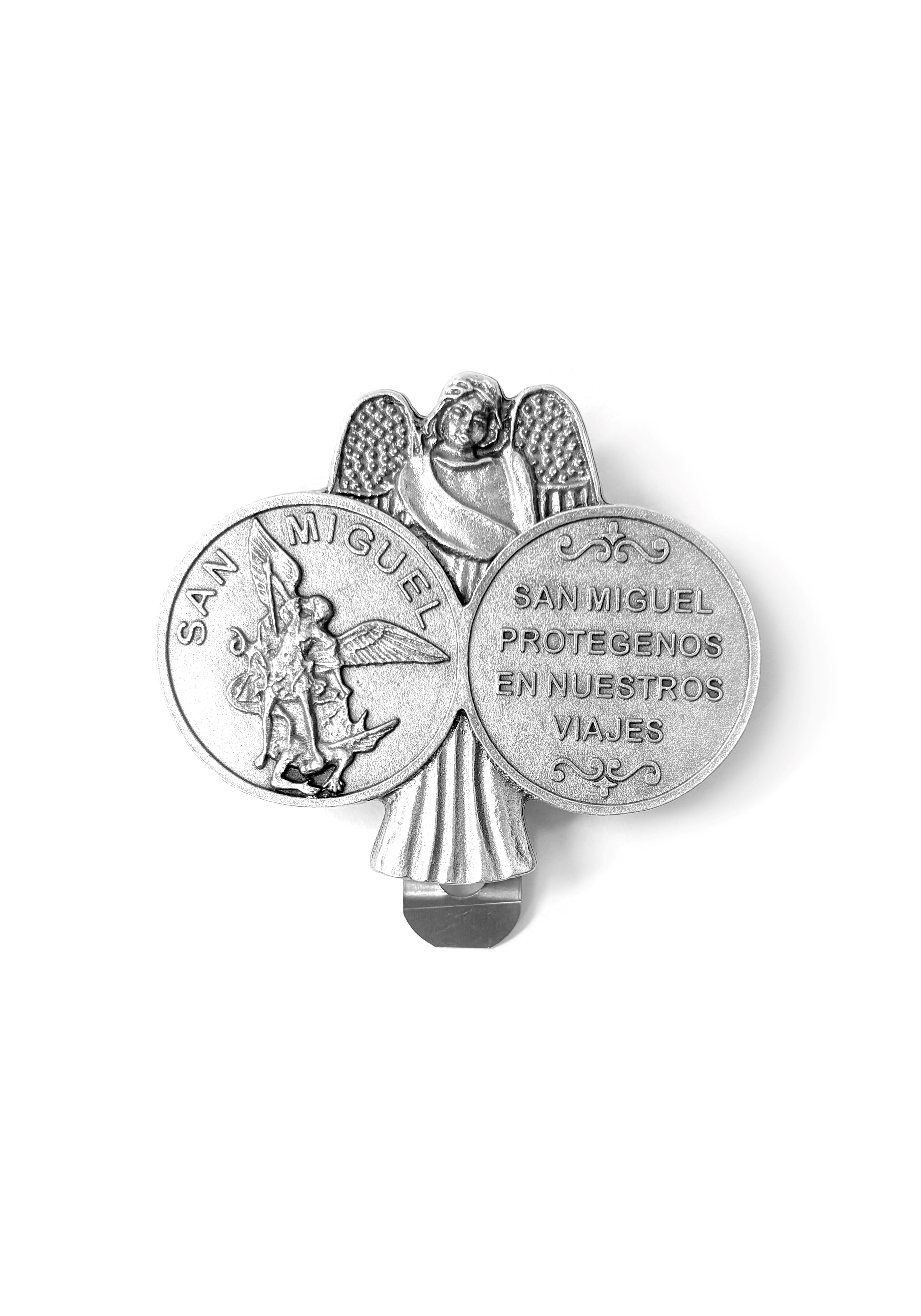 Clip para visera de automóvil católico