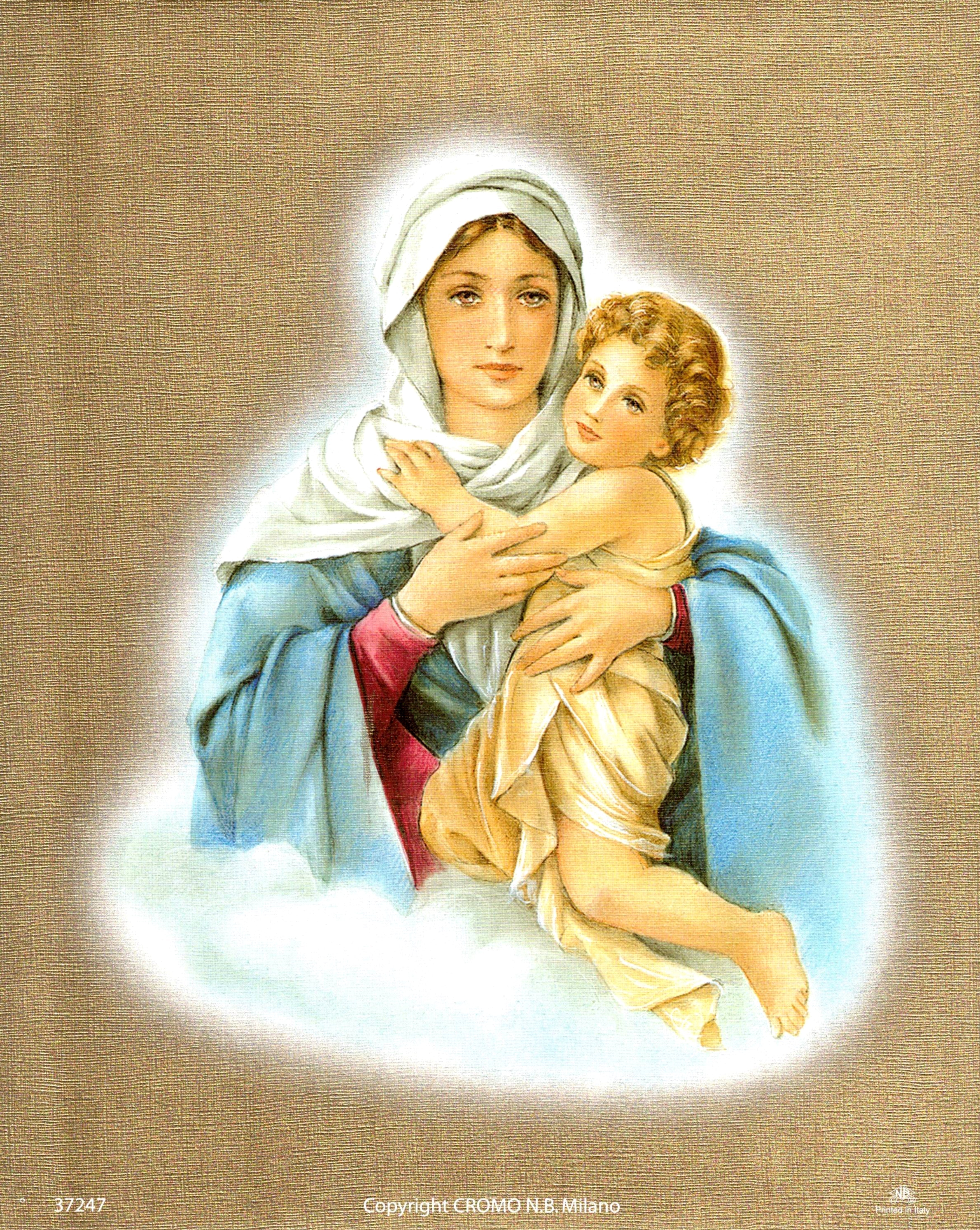 Arte religioso para pared, impresión laminada, sin marco, papel decorativo artístico de 8" x 10"