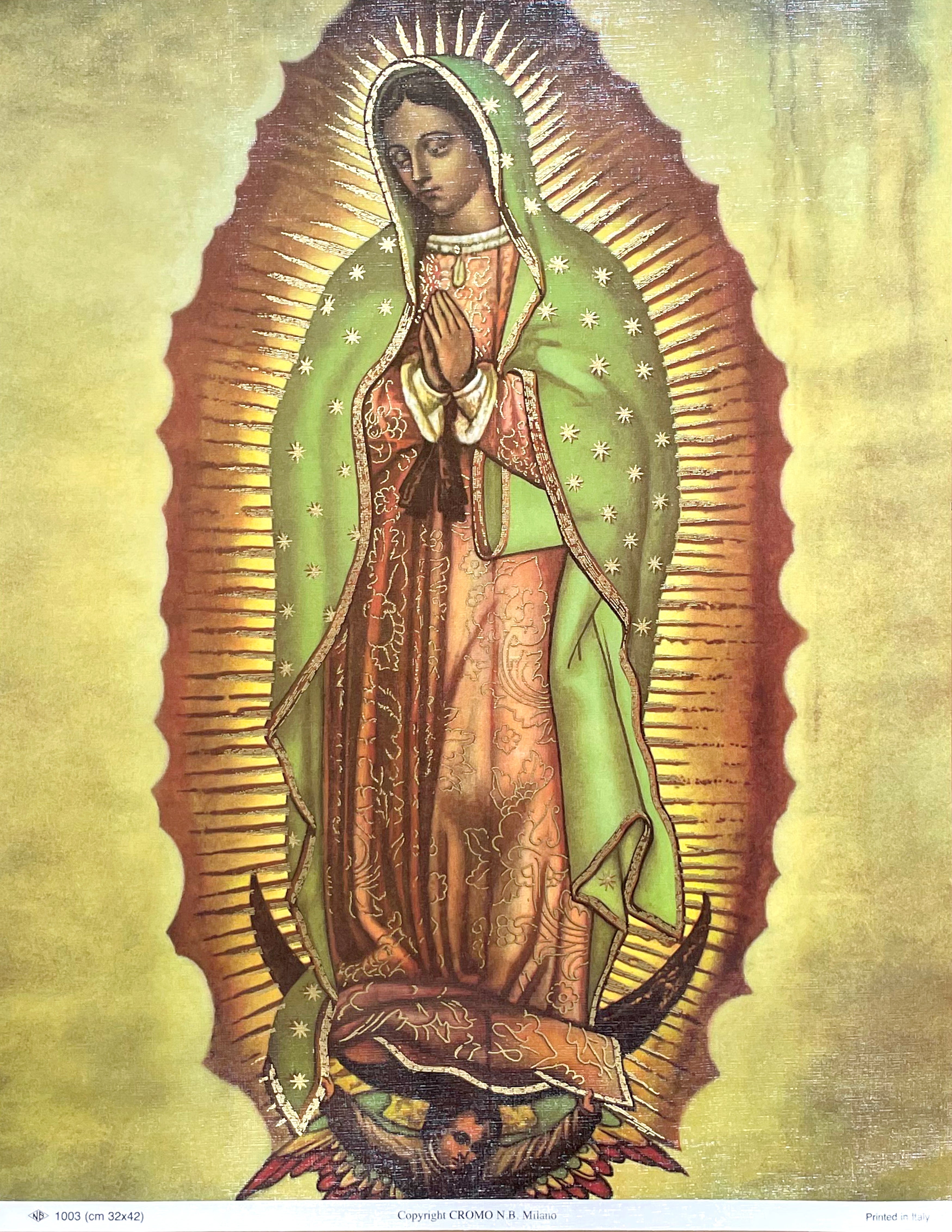 Arte religioso para pared, impresión laminada, sin marco, papel decorativo artístico, 17,5" x 13,5"
