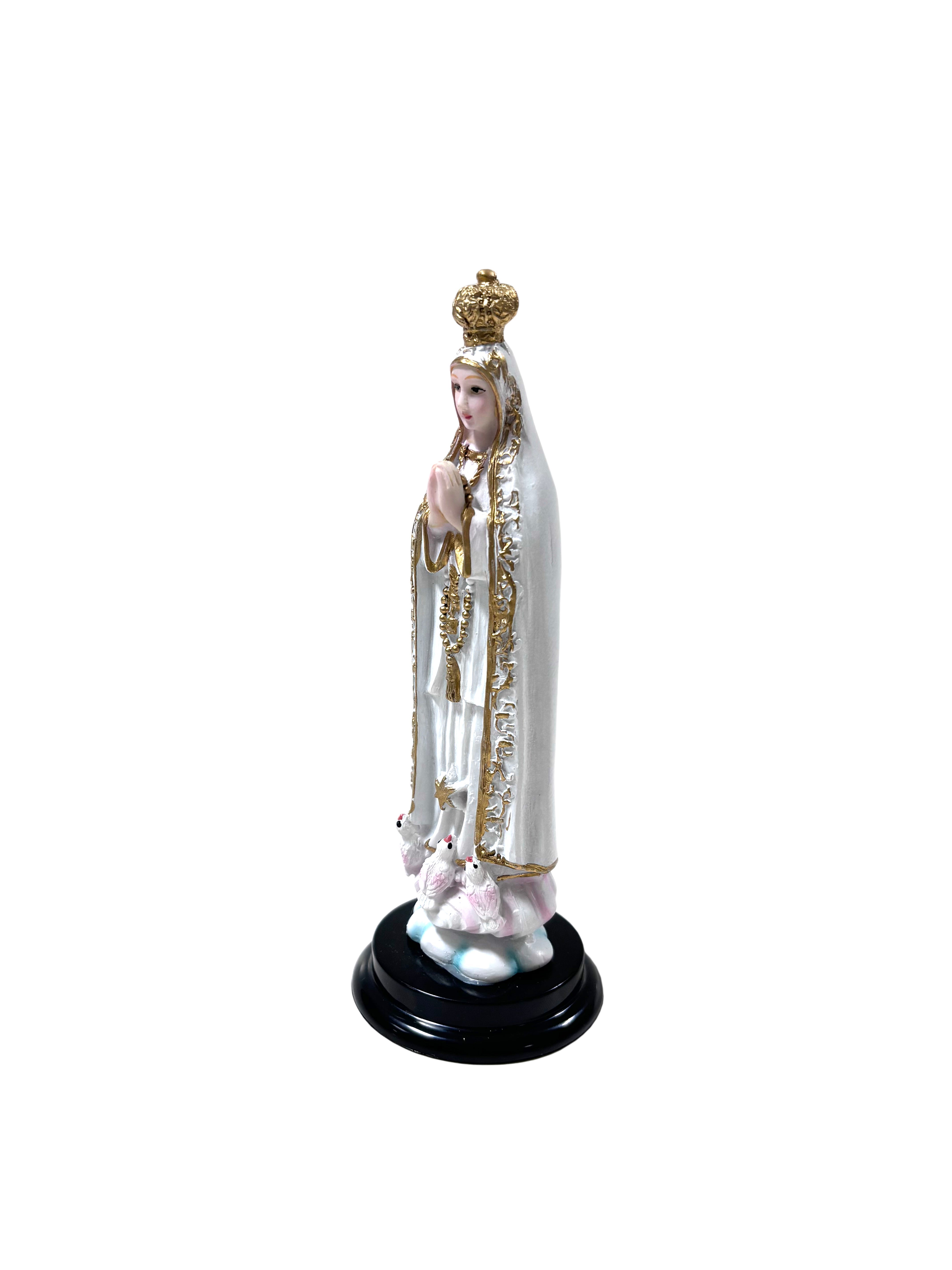 Estatua religiosa de Nuestra Señora de Fátima de 5" de altura