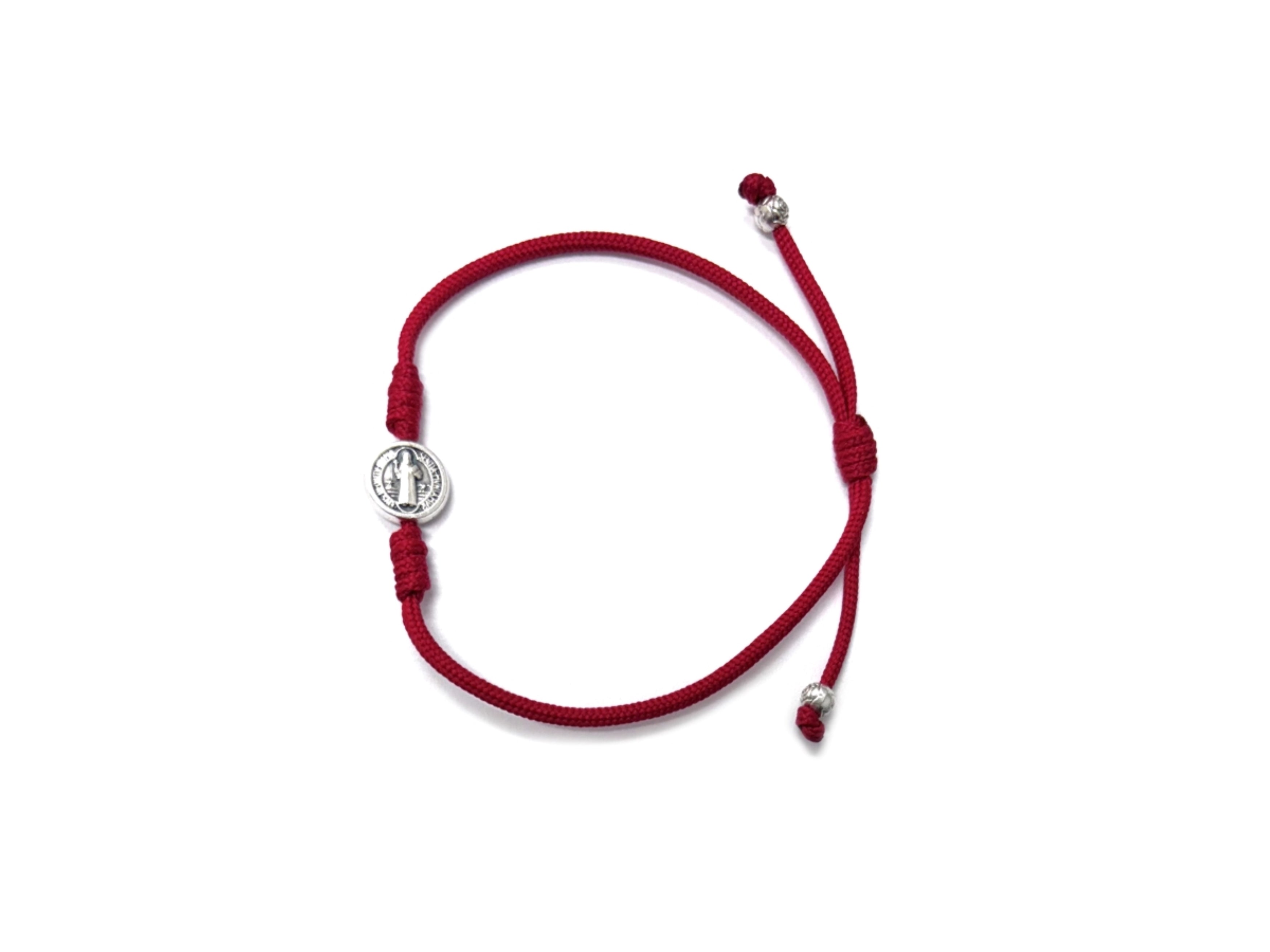 Saint Benedict cord bracelet