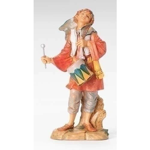 Figura de la Natividad de Jareth, el niño tamborilero, escala 12" - Polímero
