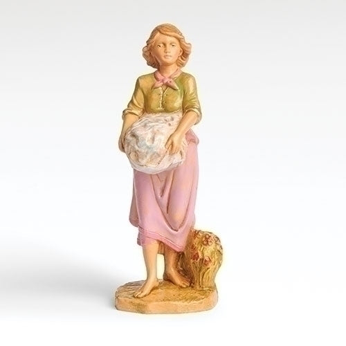 Figura de la Natividad de Eliana, niña aldeana a escala de 5"/ Fontanini