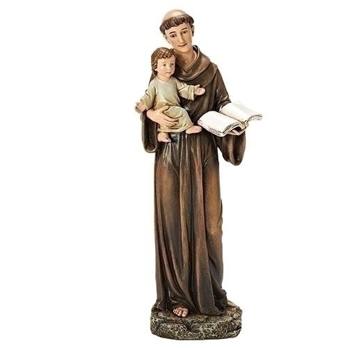 St. Anthony Figure, Resin and Stone
