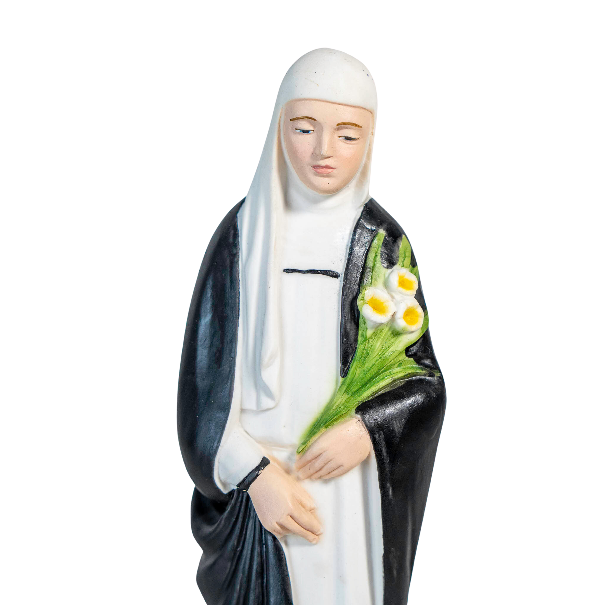 The Faith Gift Shop Saint Catherine of Siena statue - Hand Painted in Italy - Our Tuscany Collection - Estatua de Santa Catarina de Siena