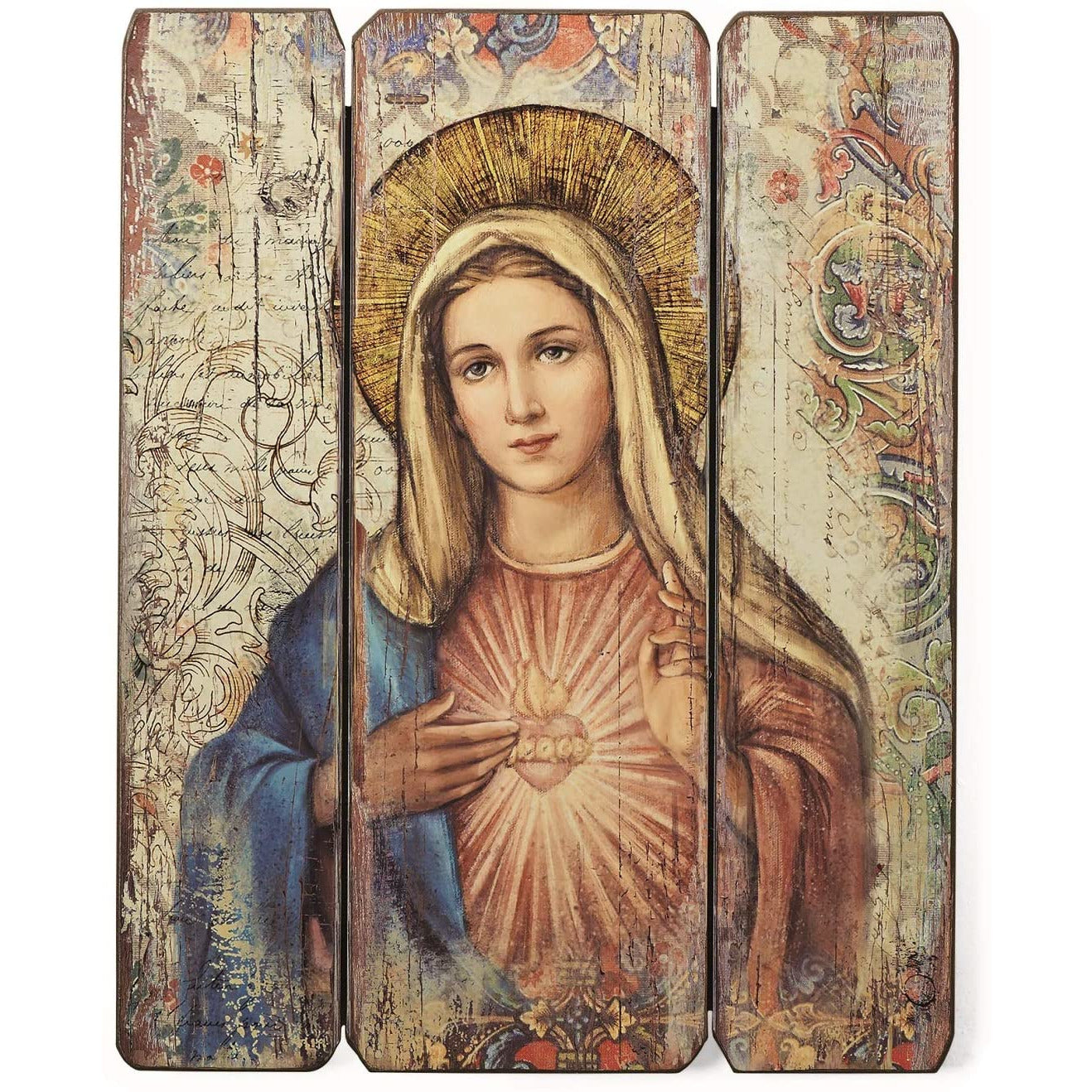 Panel decorativo del Inmaculado Corazón de José de Roman