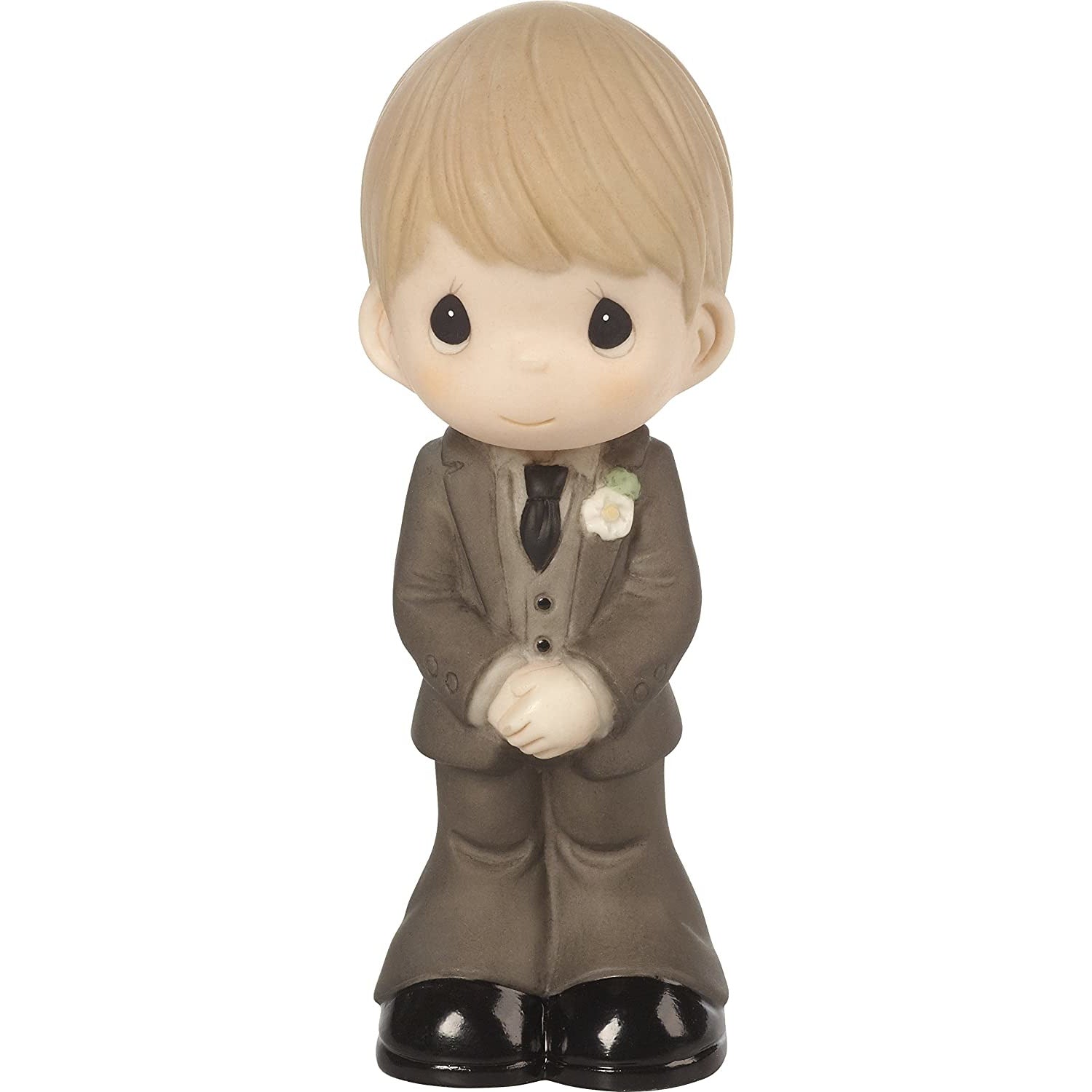 Figura de boda y adorno para tarta de porcelana Bisque de Precious Moments