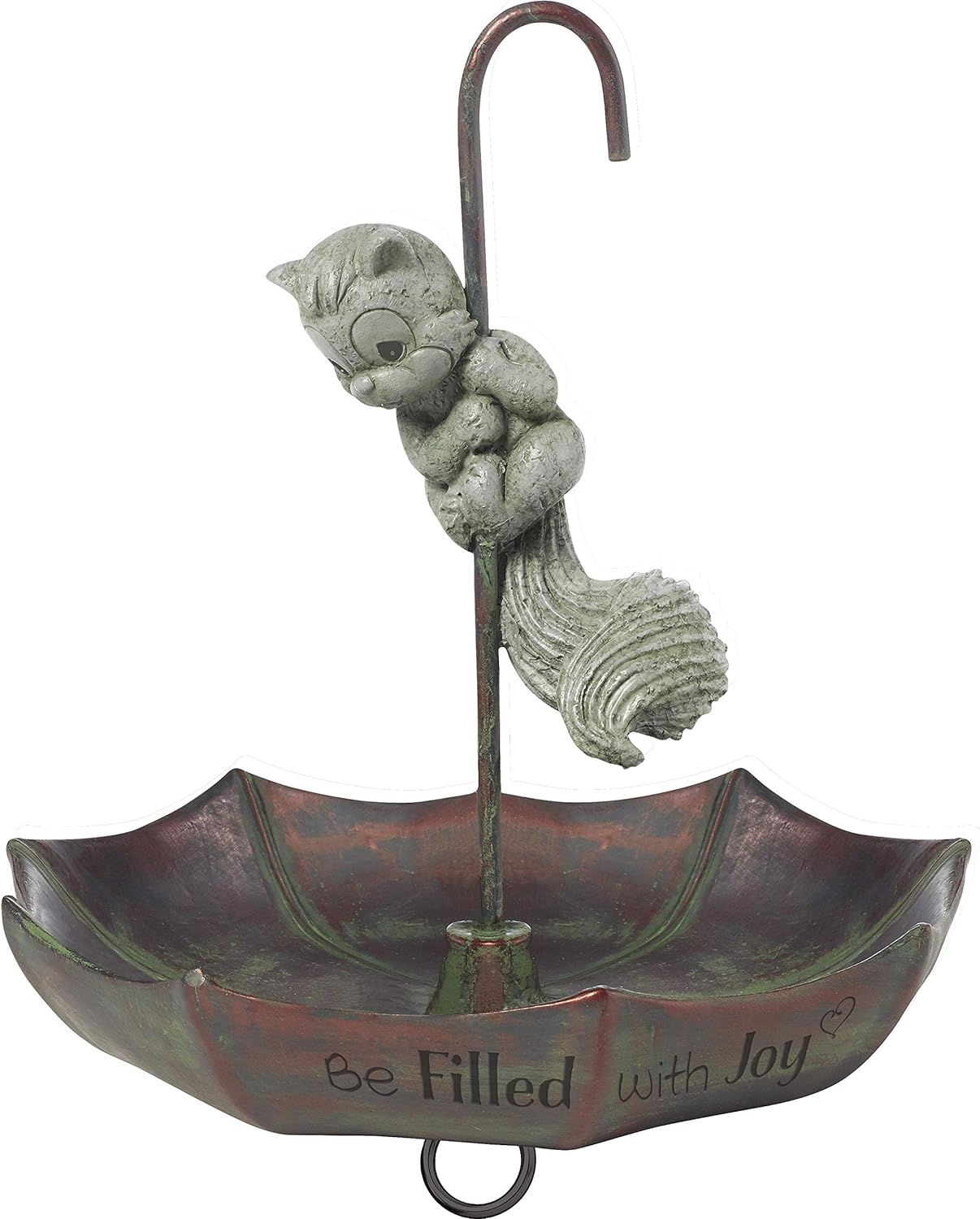 Squirrel Bird Feeder  Filled  - Precious Moments