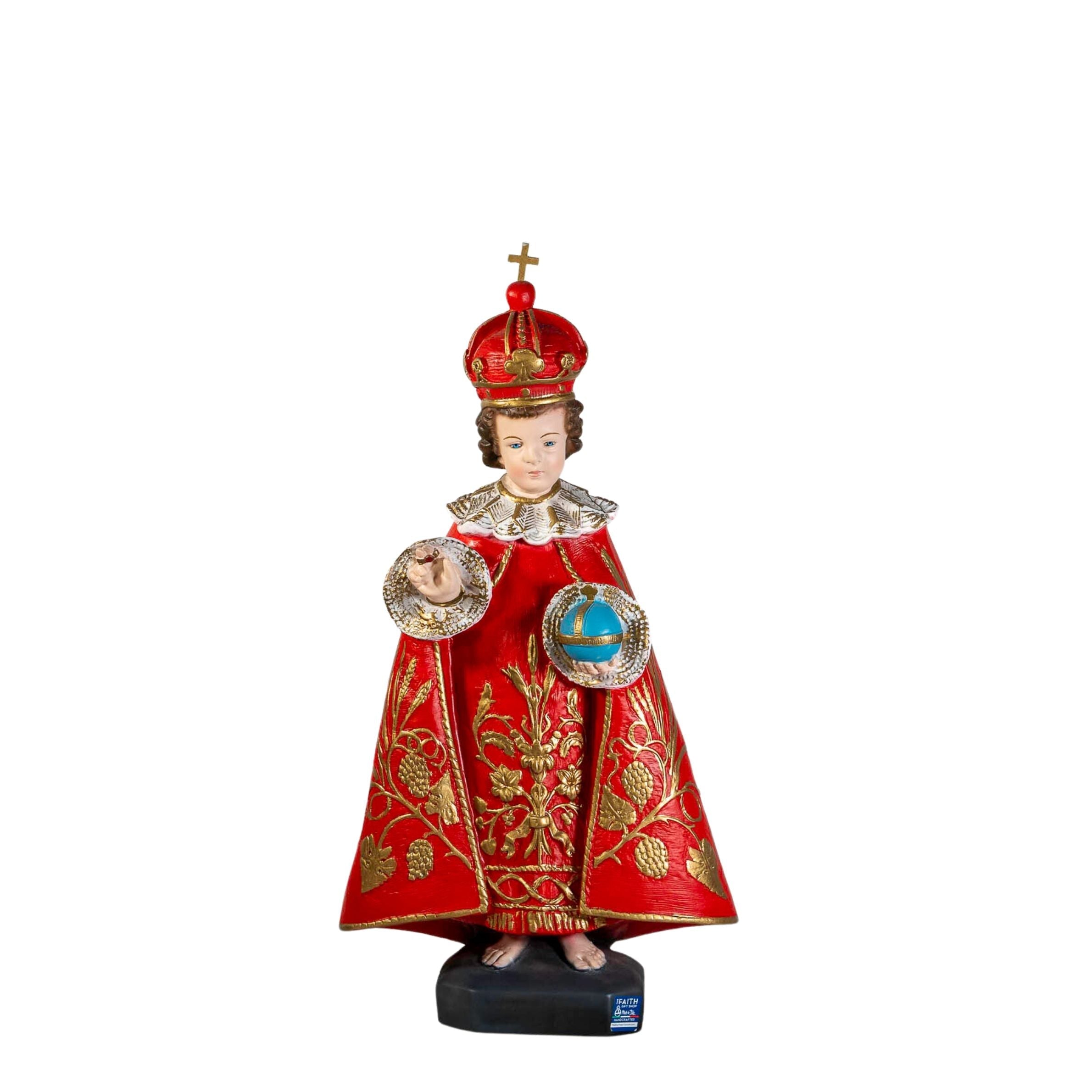 The Faith Gift Shop Infant Jesus of Prague - Tuscan Style Collection- Hand Painted in Italy - Nino Jesus de Praga