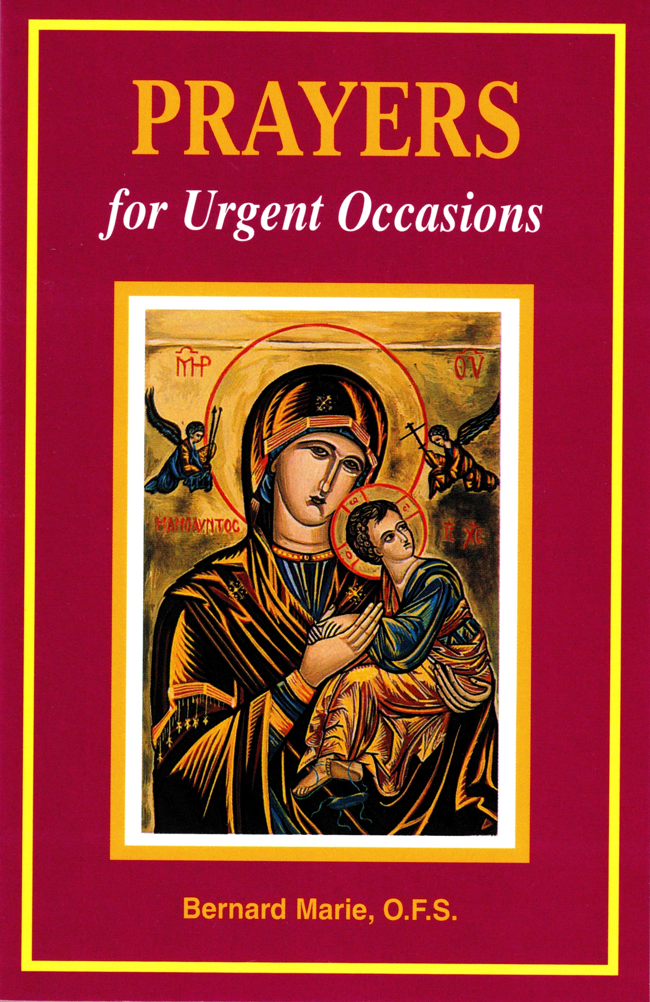 Oraciones para ocasiones urgentes