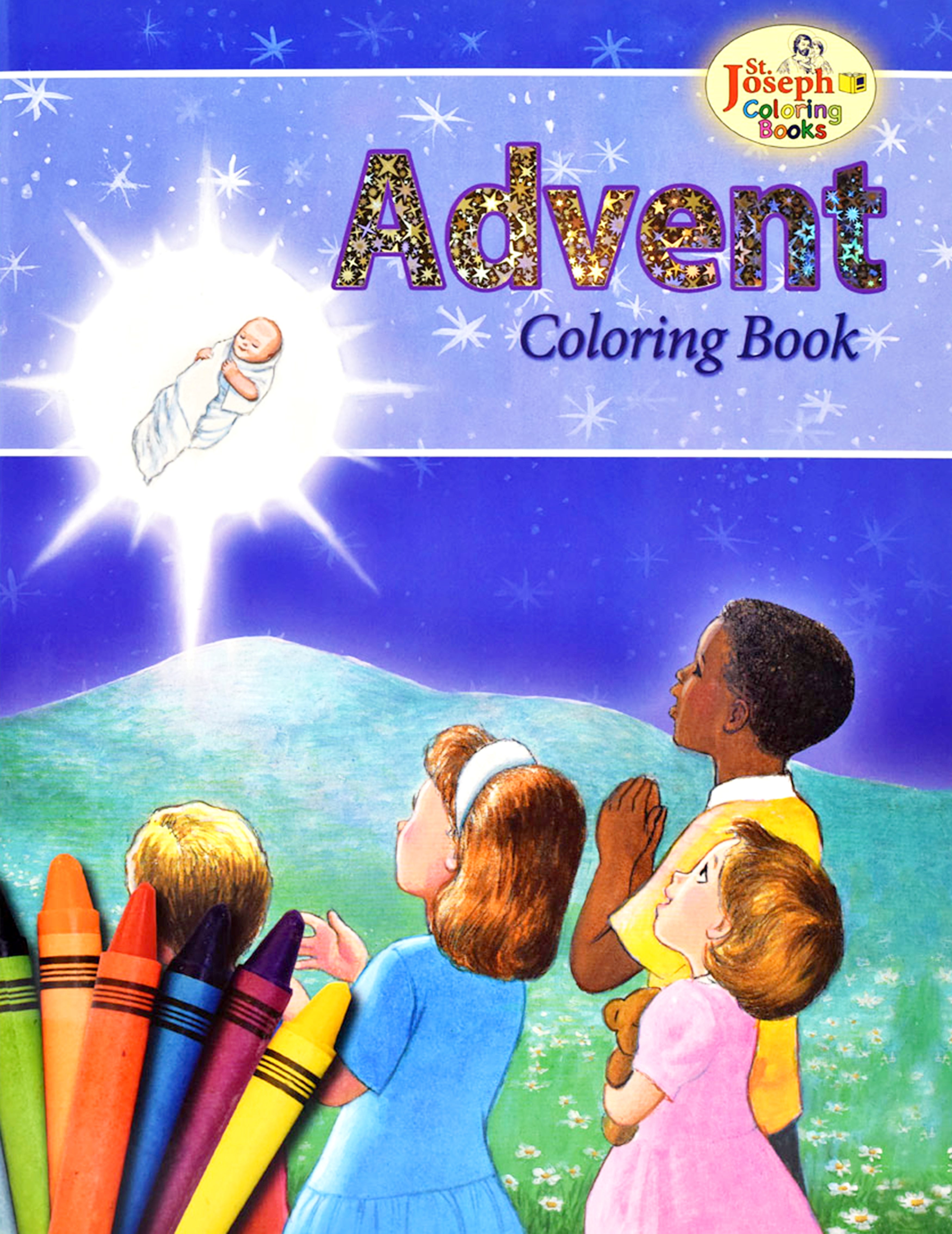 Libro para colorear de Adviento