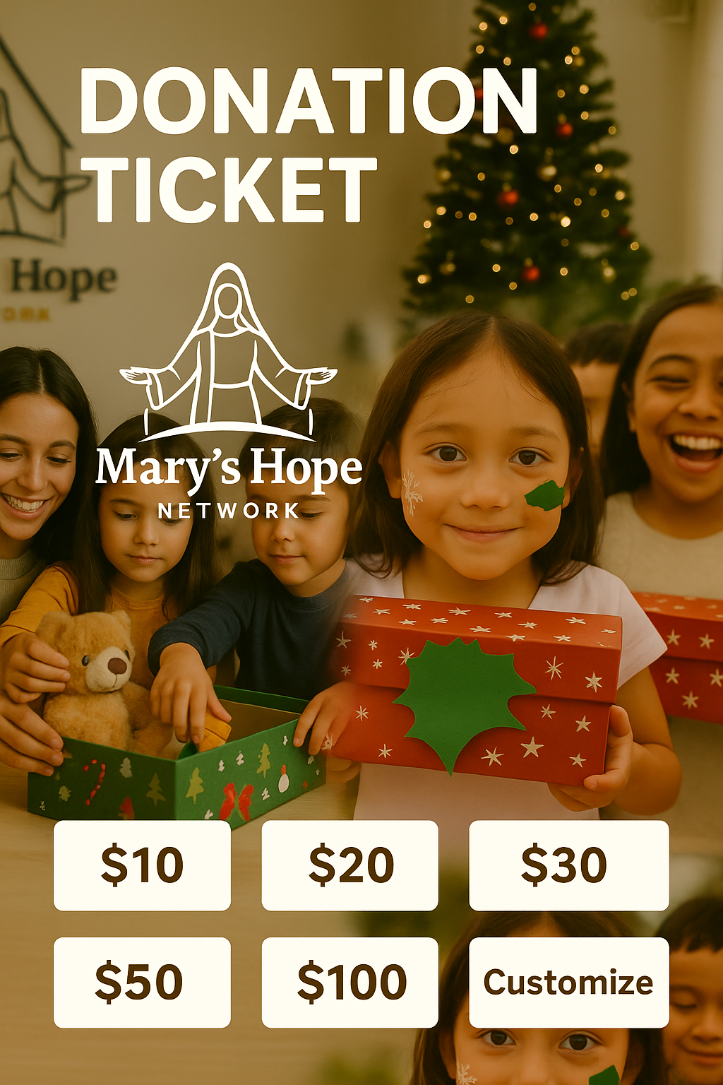 Cajitas de Maria "Un Regalo Esperanza y Amor en Navidad a Niños en Venezuela". By Mary's Hope