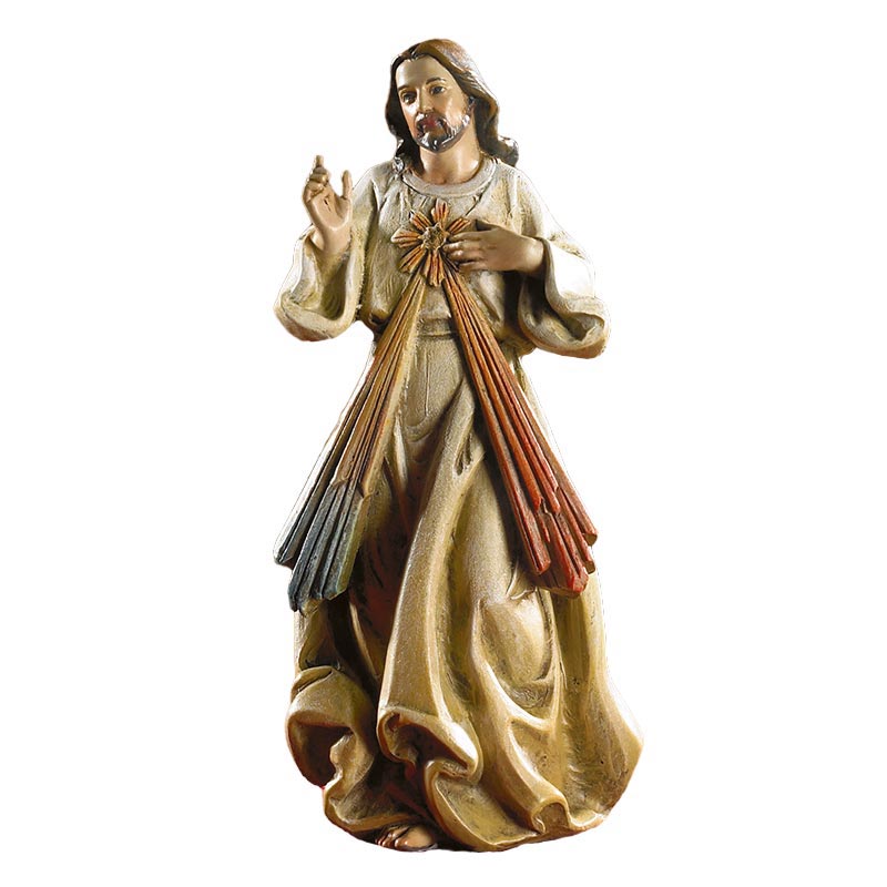 Estatua de la Divina Misericordia de 4" de alto