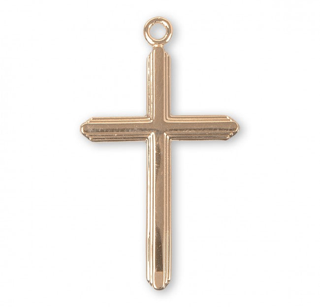 Gold Over Sterling Silver Cross
