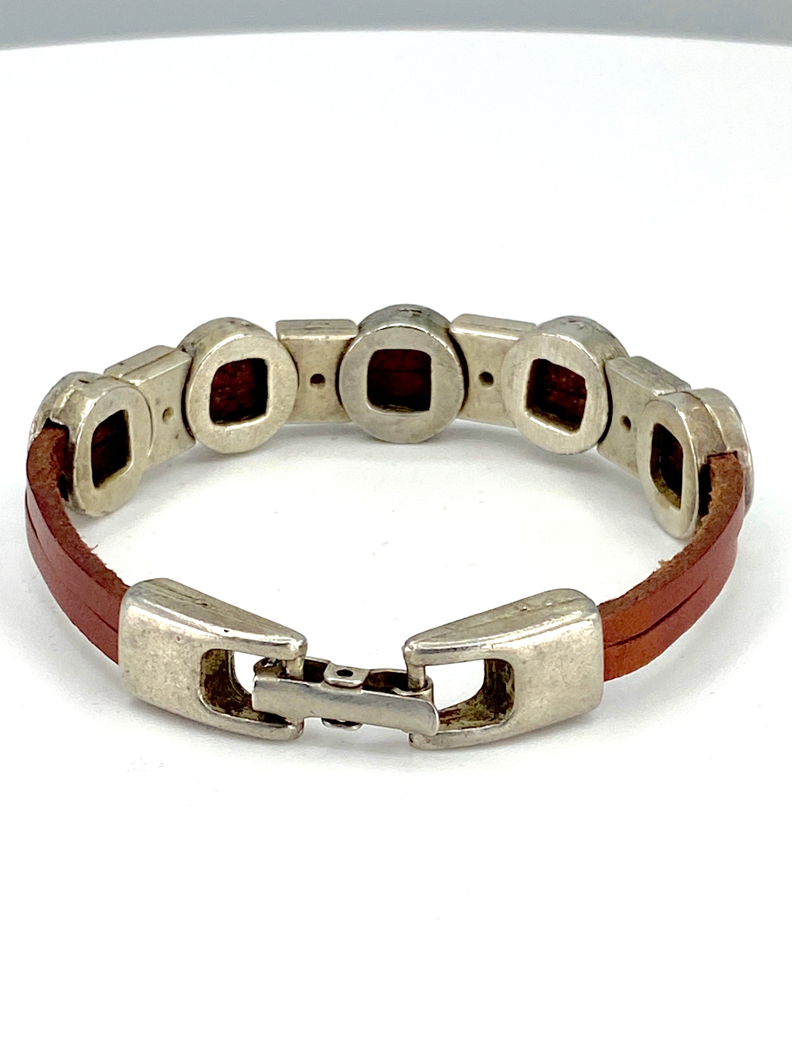 Vintage Bracelet of Virgen Mary, St. Benedict, Sacred Heart of Jesus, Guardian Angel, and The Holy Spirit handmade jewelry by Graciela's Collection