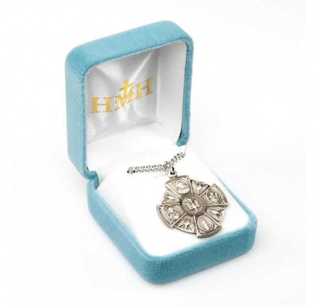 Medalla de plata esterlina de 4 vías