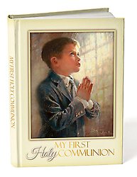 Libro de misa de primera comunión de Kathy Fincher para niño