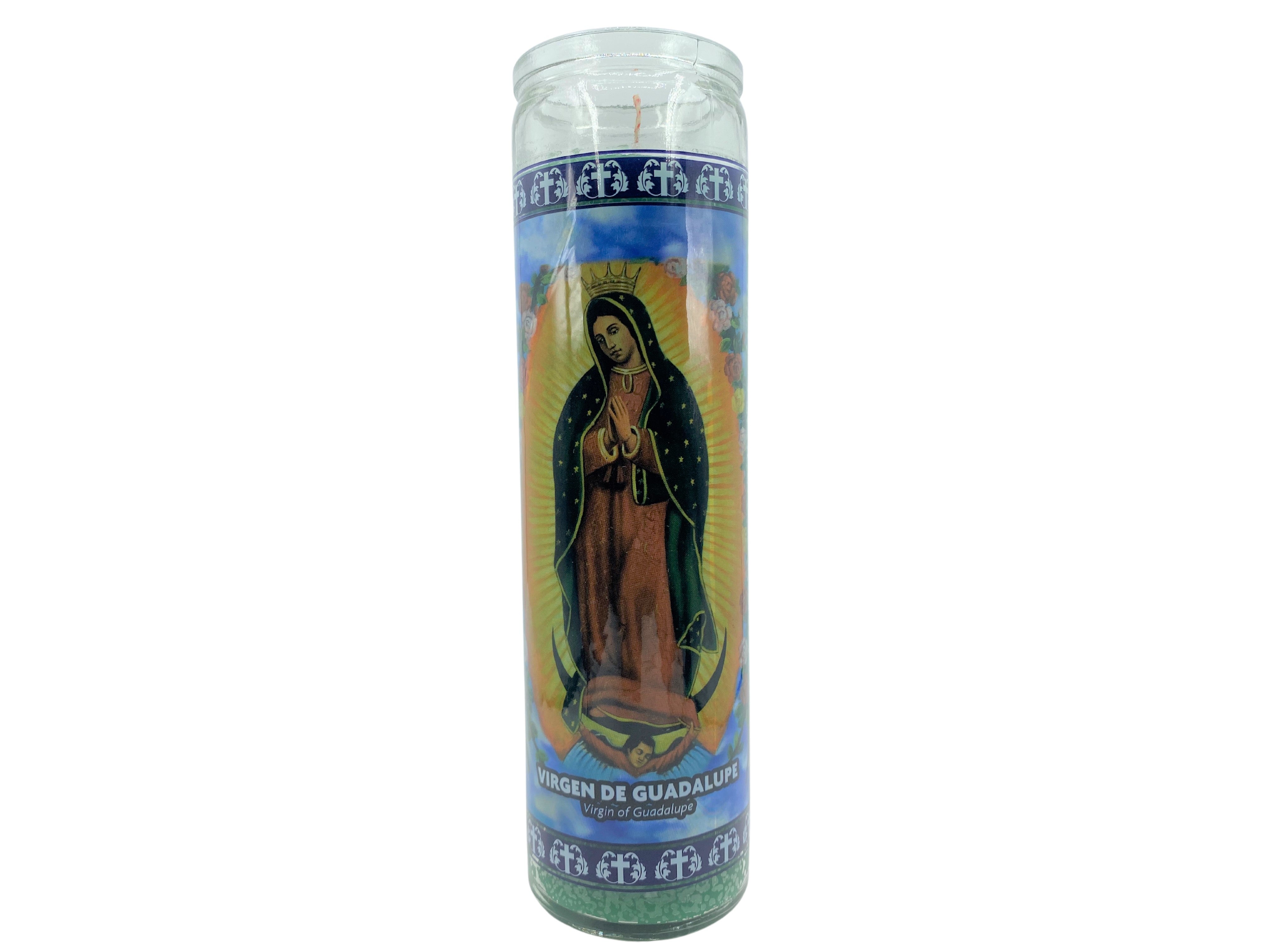 Set de 3 Velas de Nuestra Señora de Guadalupe / Set de 3 Velas de La Virgen de Guadalupe