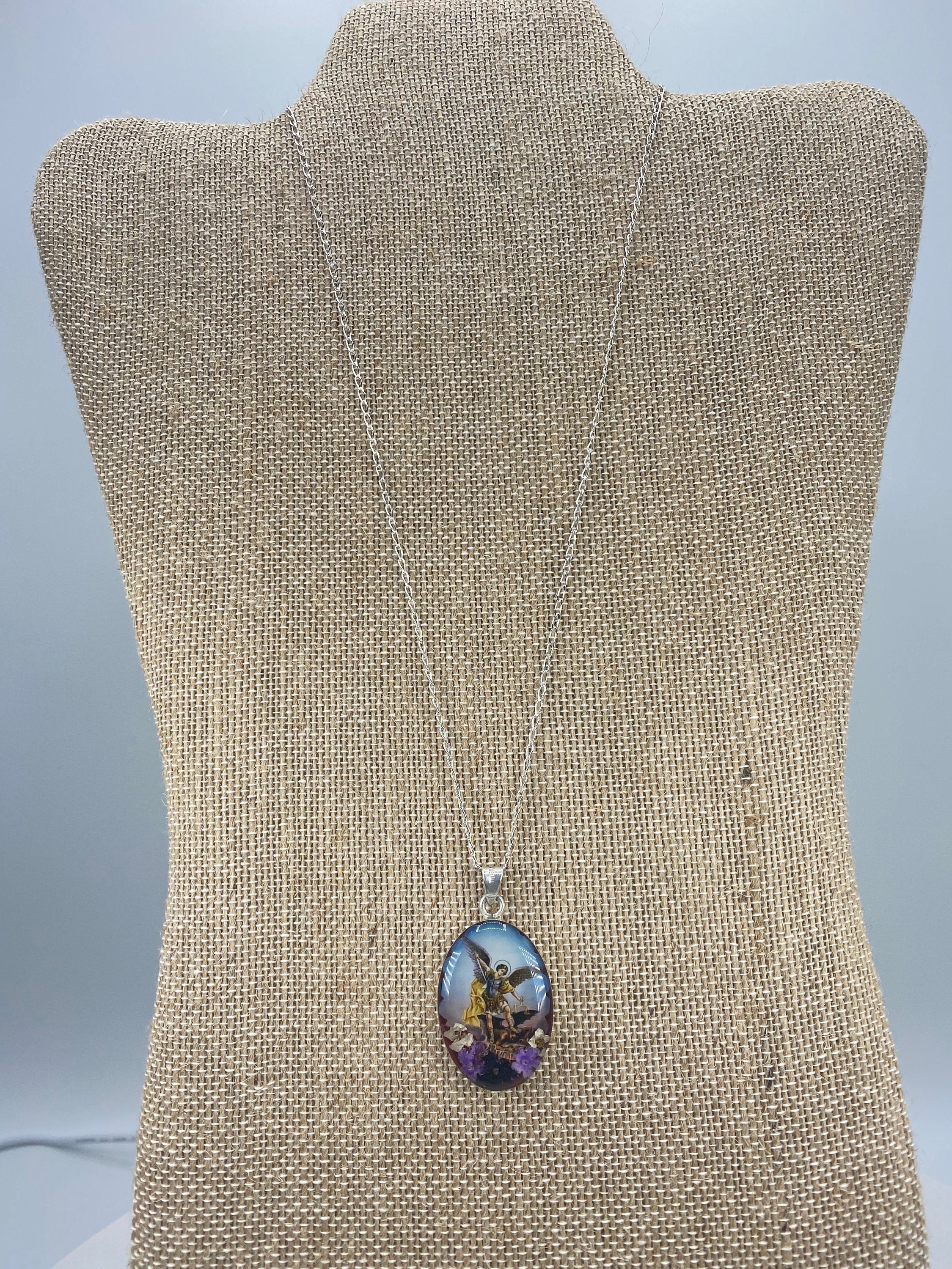 Saint Michael Archangel / San Miguel Archangel Oval - Guadalupe Collection