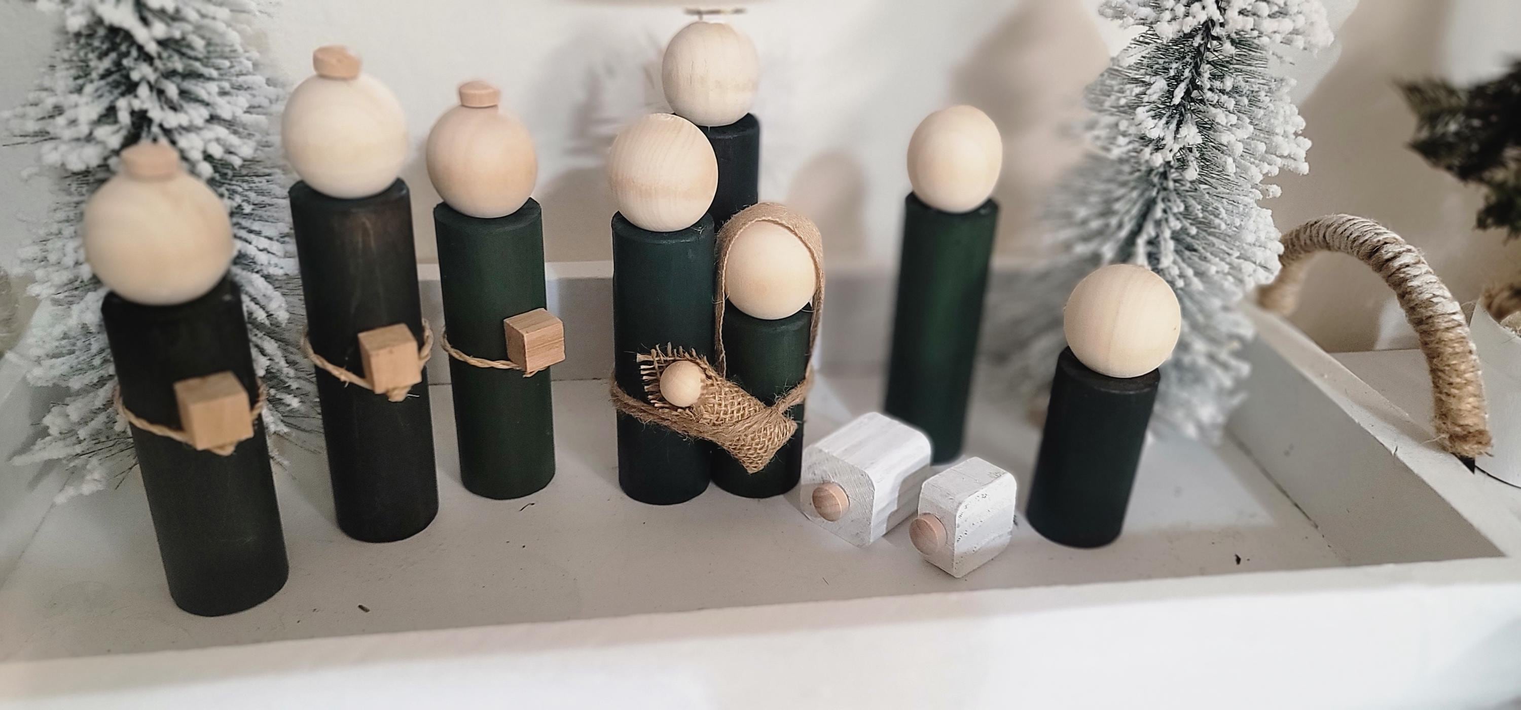 Contemporary Nativity Set