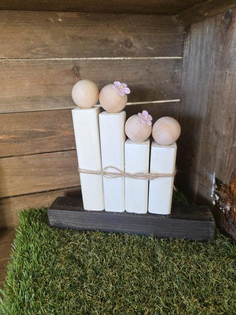 Family Wooden People Blocks - Family Set of 4 Ref. 009