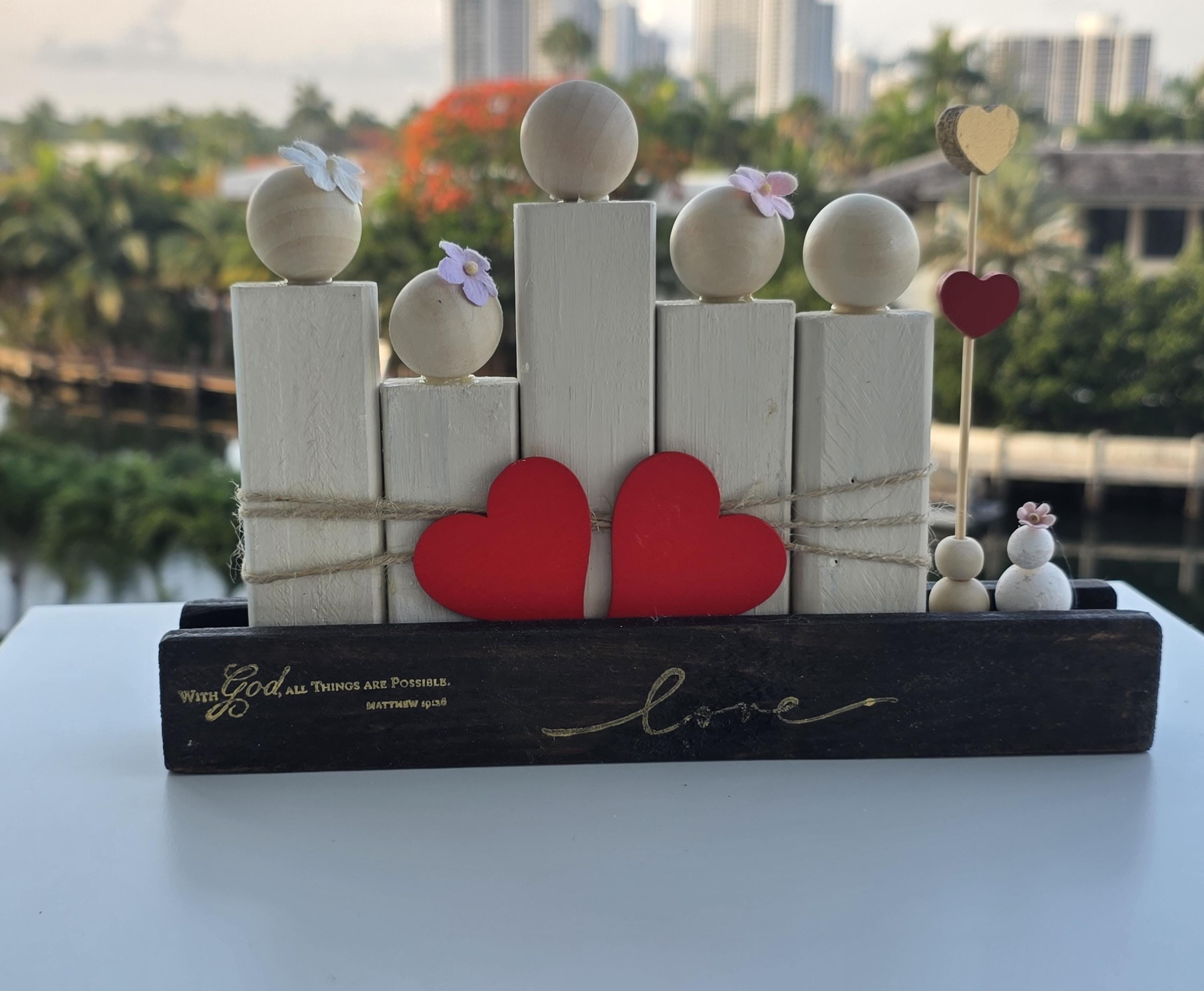 Family Wooden People Blocks - Limited Edition