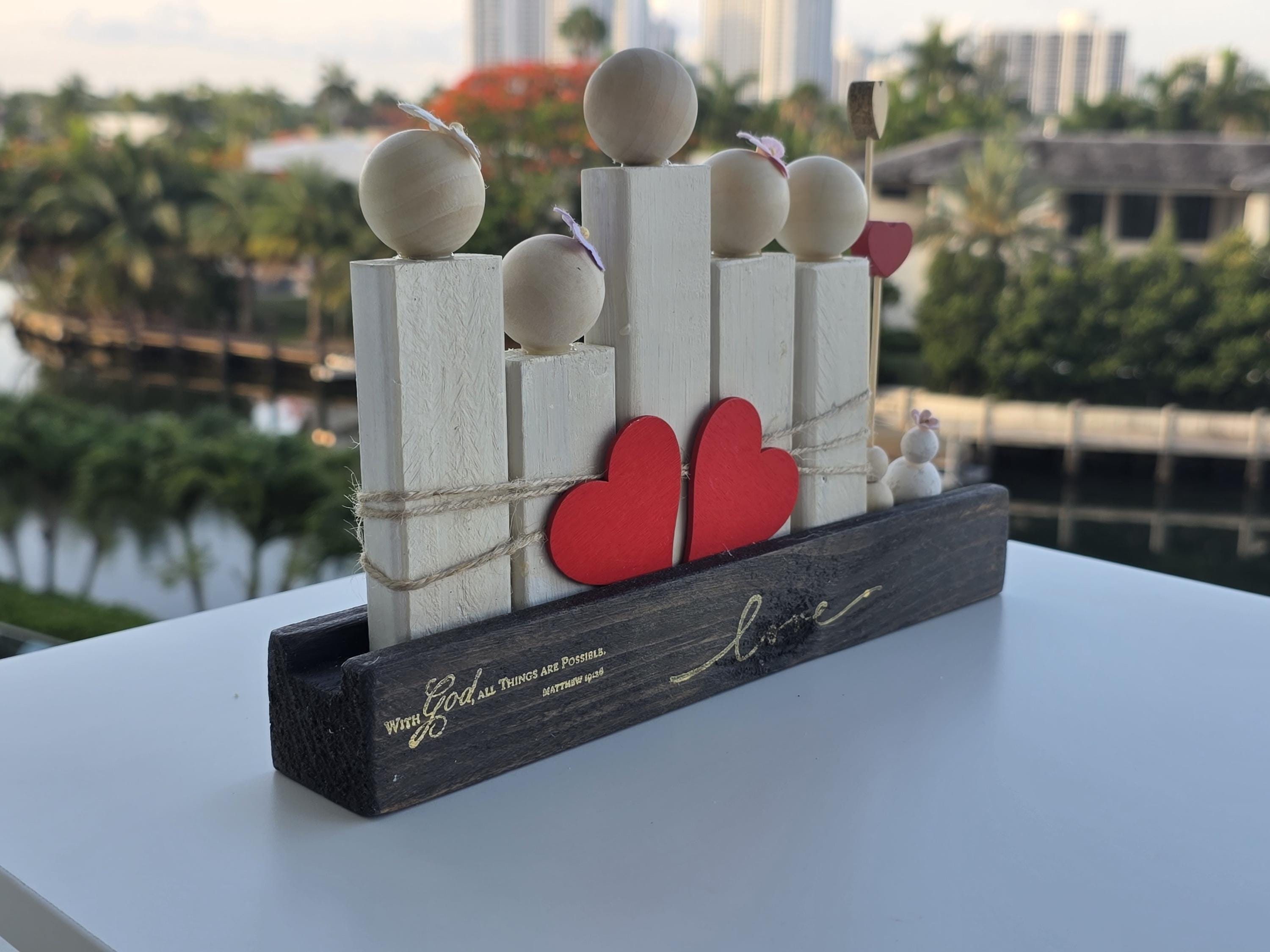 Family Wooden People Blocks - Limited Edition