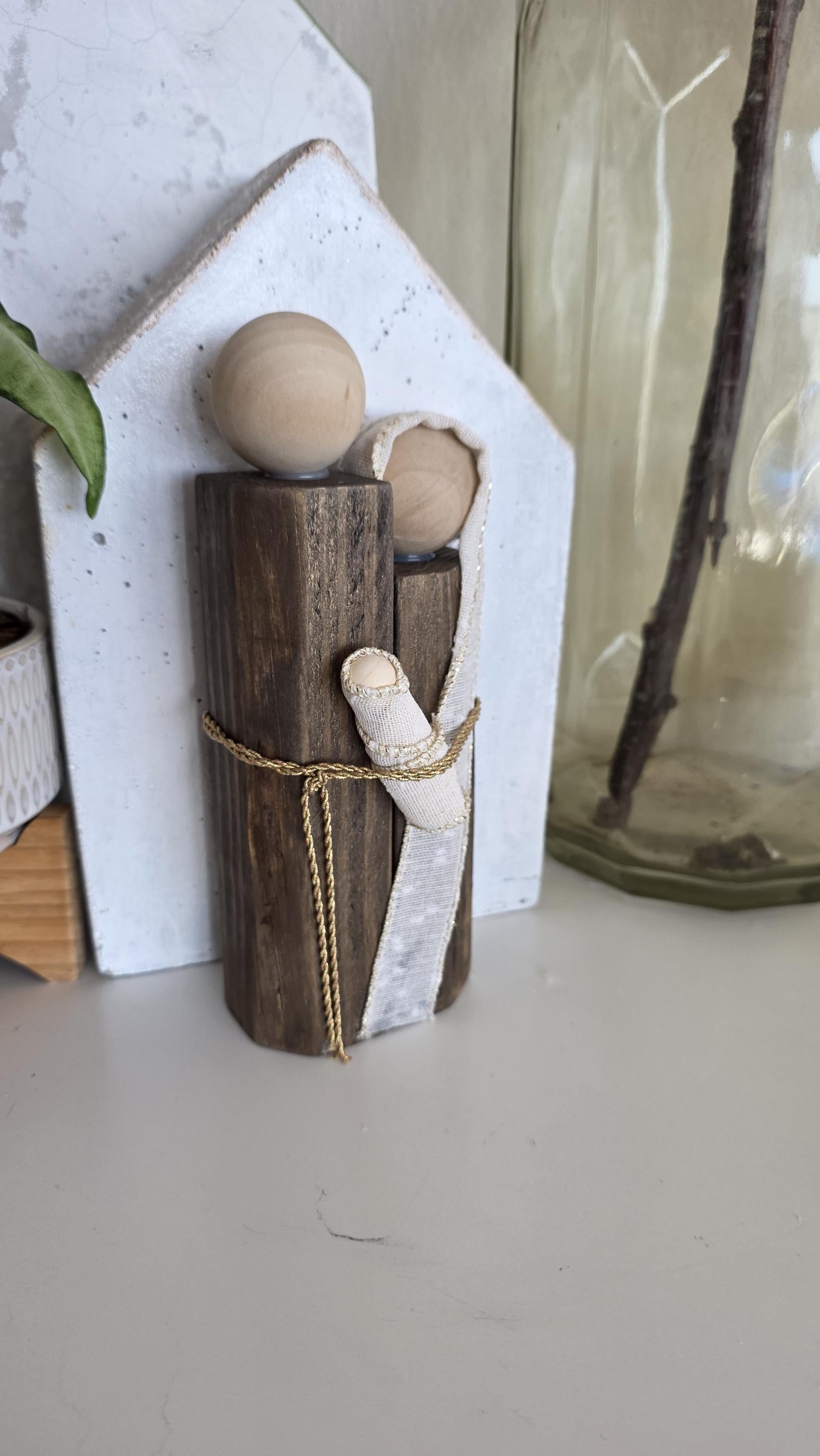 Christmas Nativity Set Espresso Tall