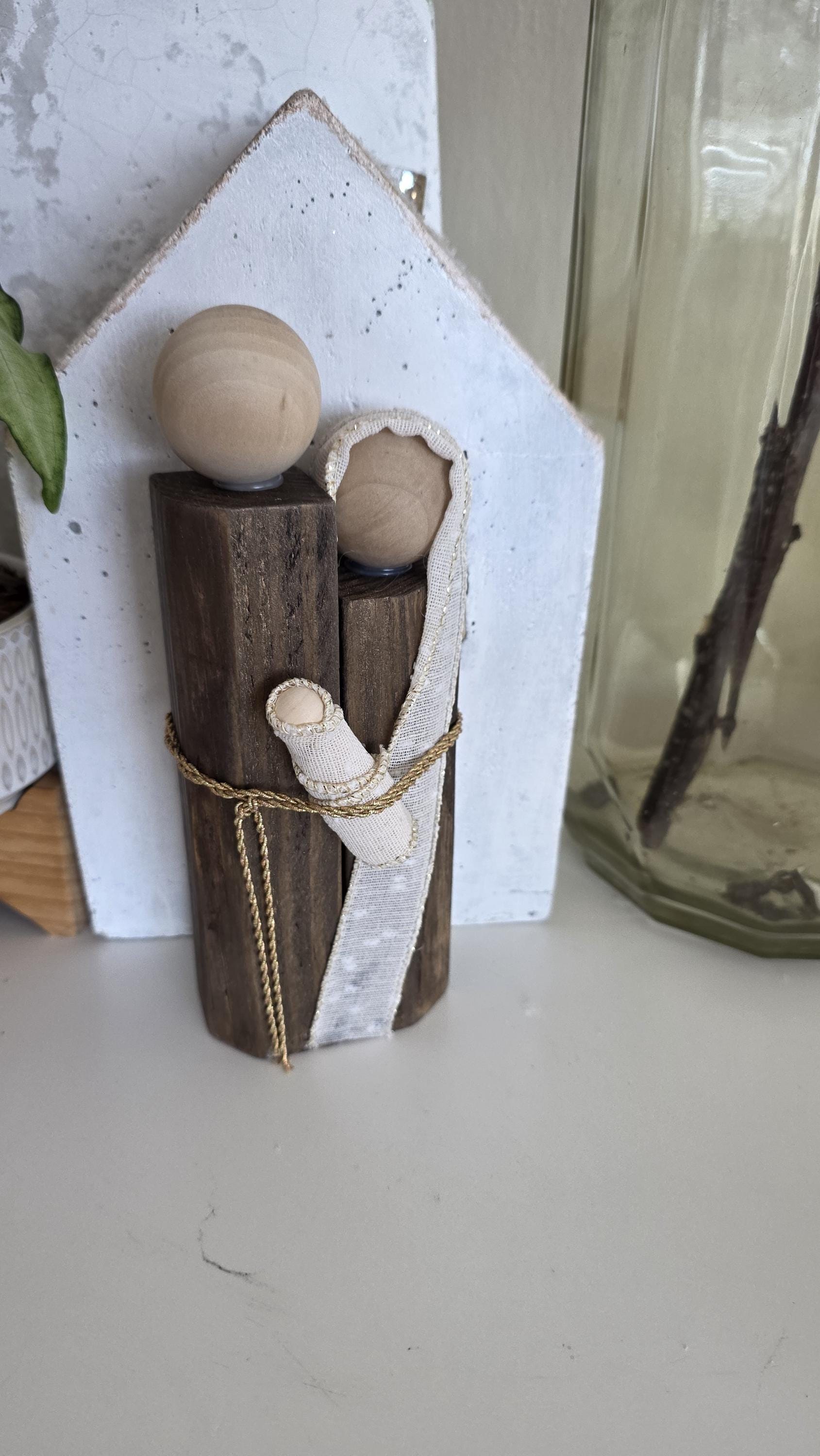 Christmas Nativity Set Espresso Tall