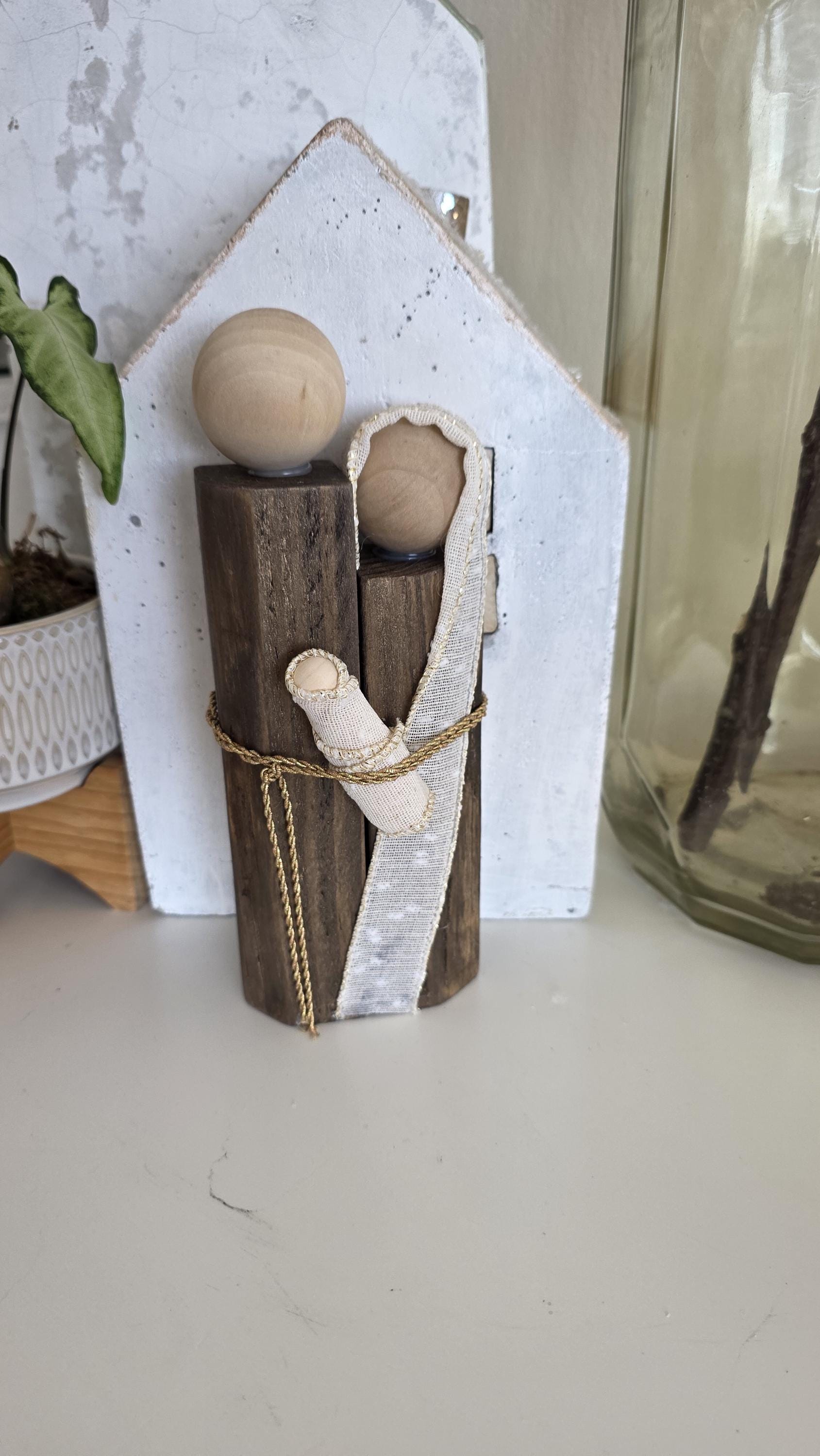 Christmas Nativity Set Espresso Tall