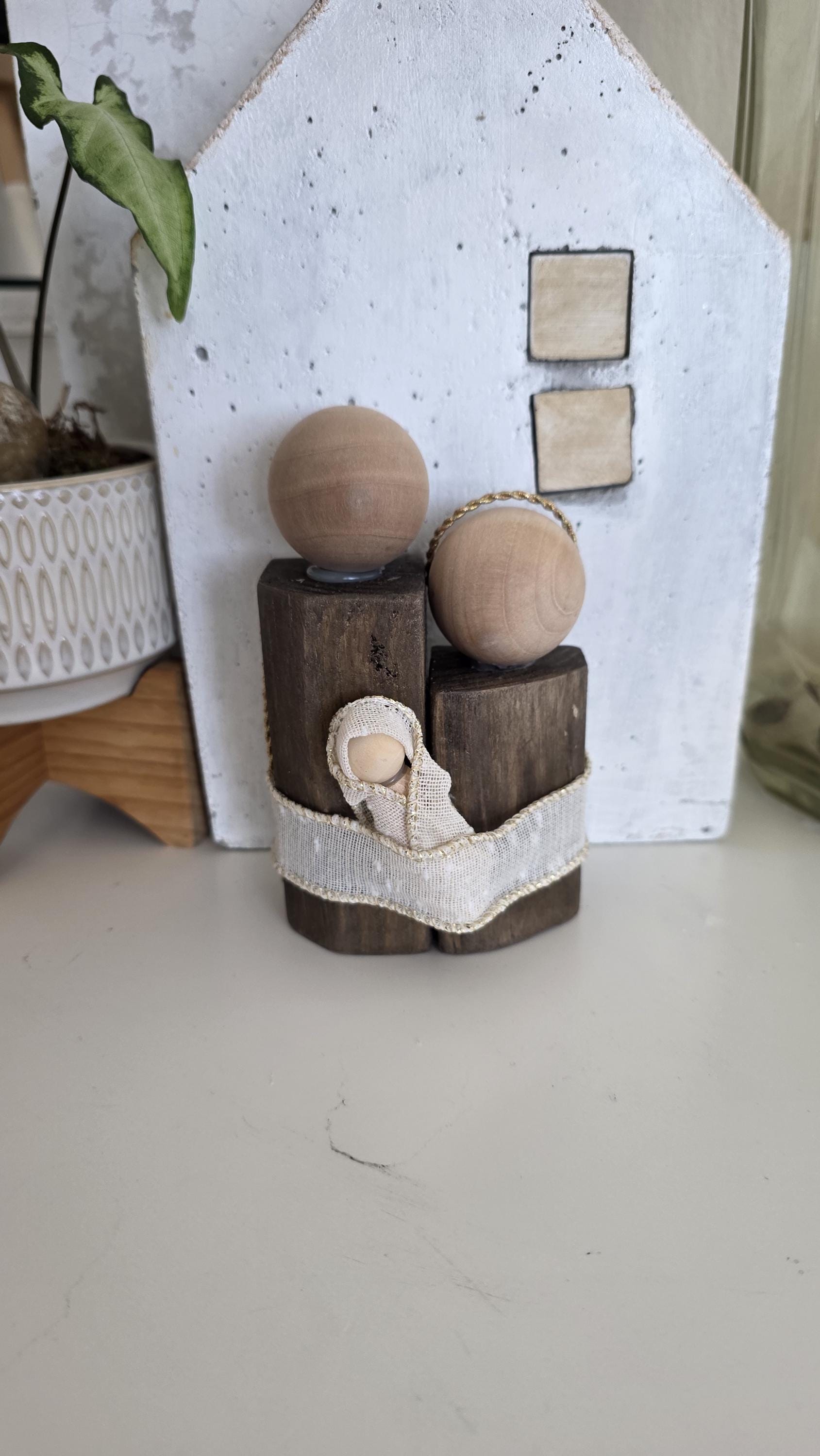 Christmas Nativity Set Espresso Tall