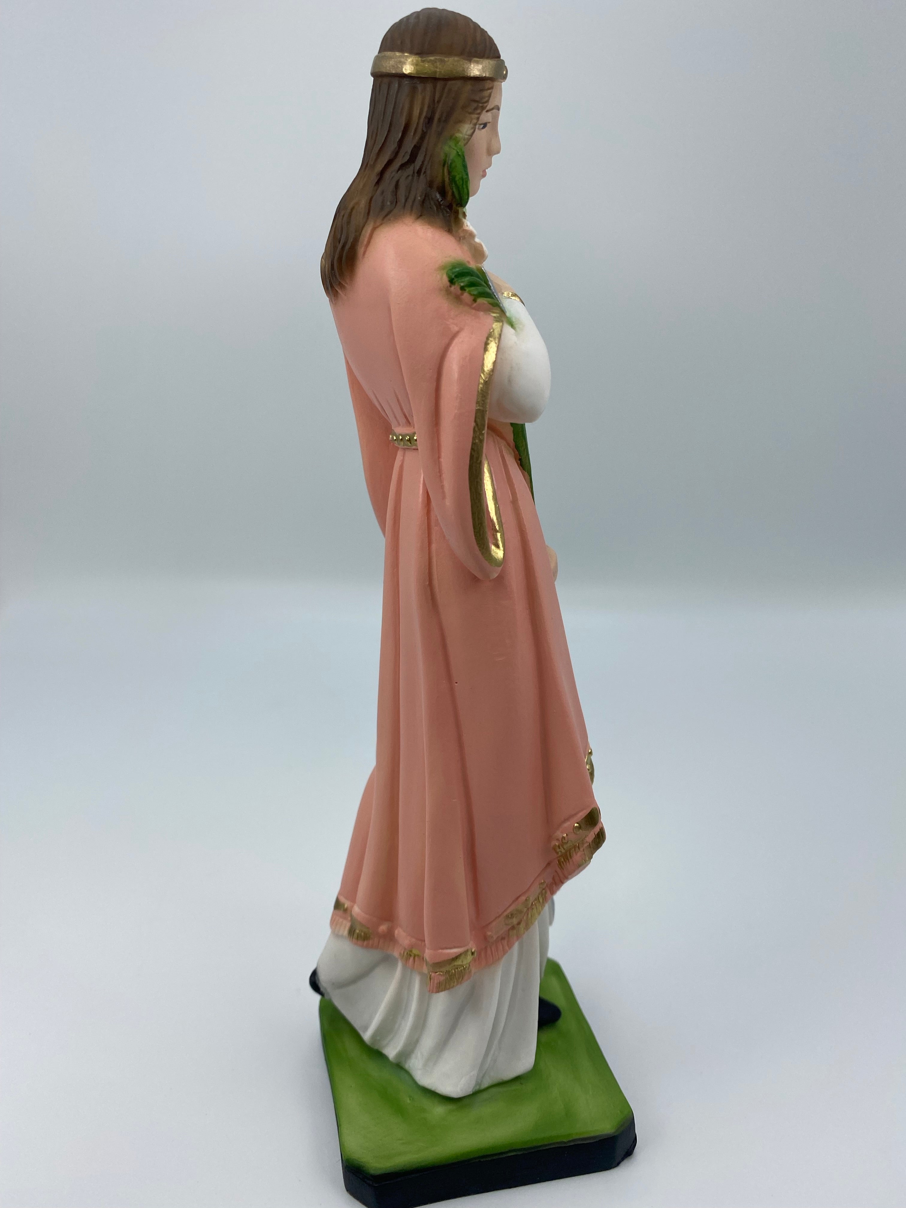 The Faith Gift Shop Saint Philomena statue - Hand Painted in Italy - Our Tuscany Collection -Estatua de San Filomena