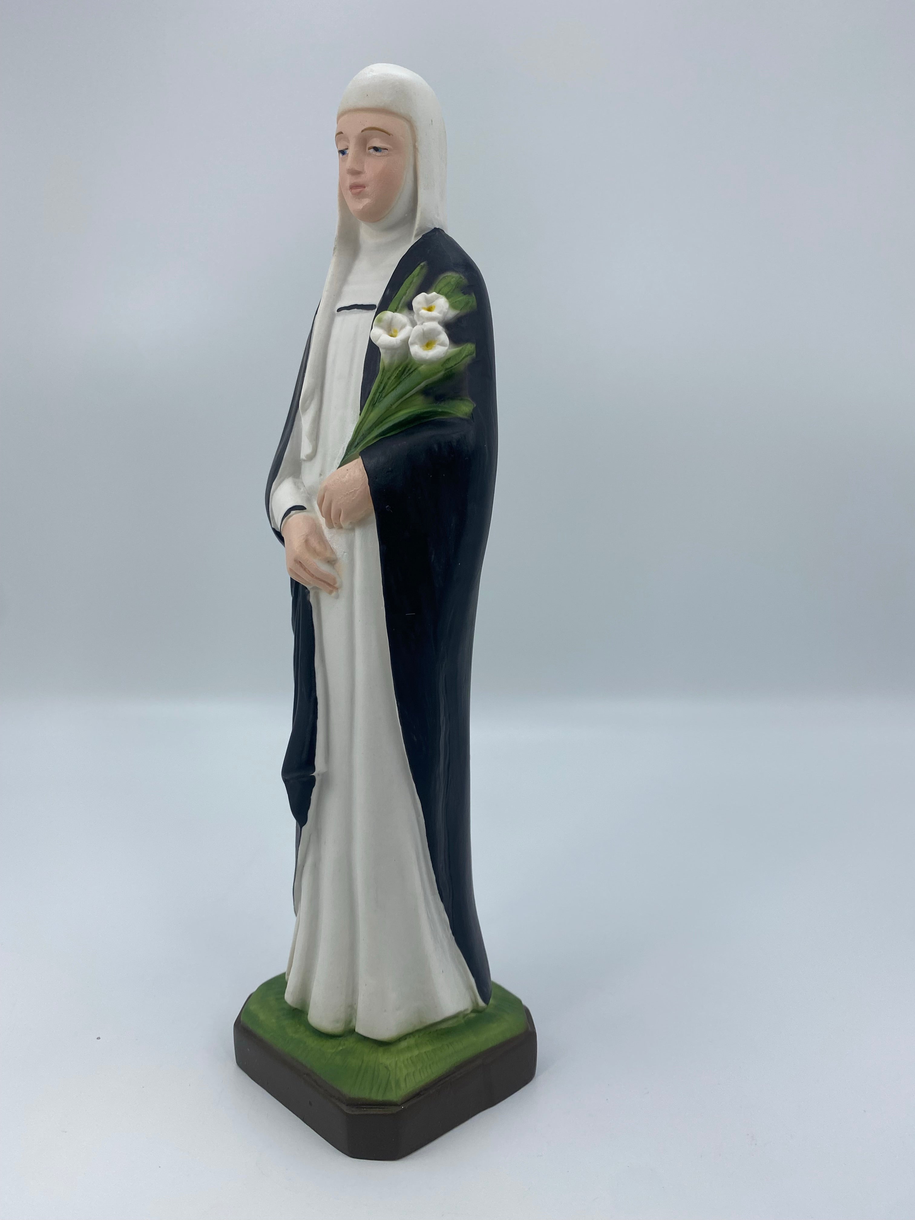 The Faith Gift Shop Saint Catherine of Siena statue - Hand Painted in Italy - Our Tuscany Collection - Estatua de Santa Catarina de Siena