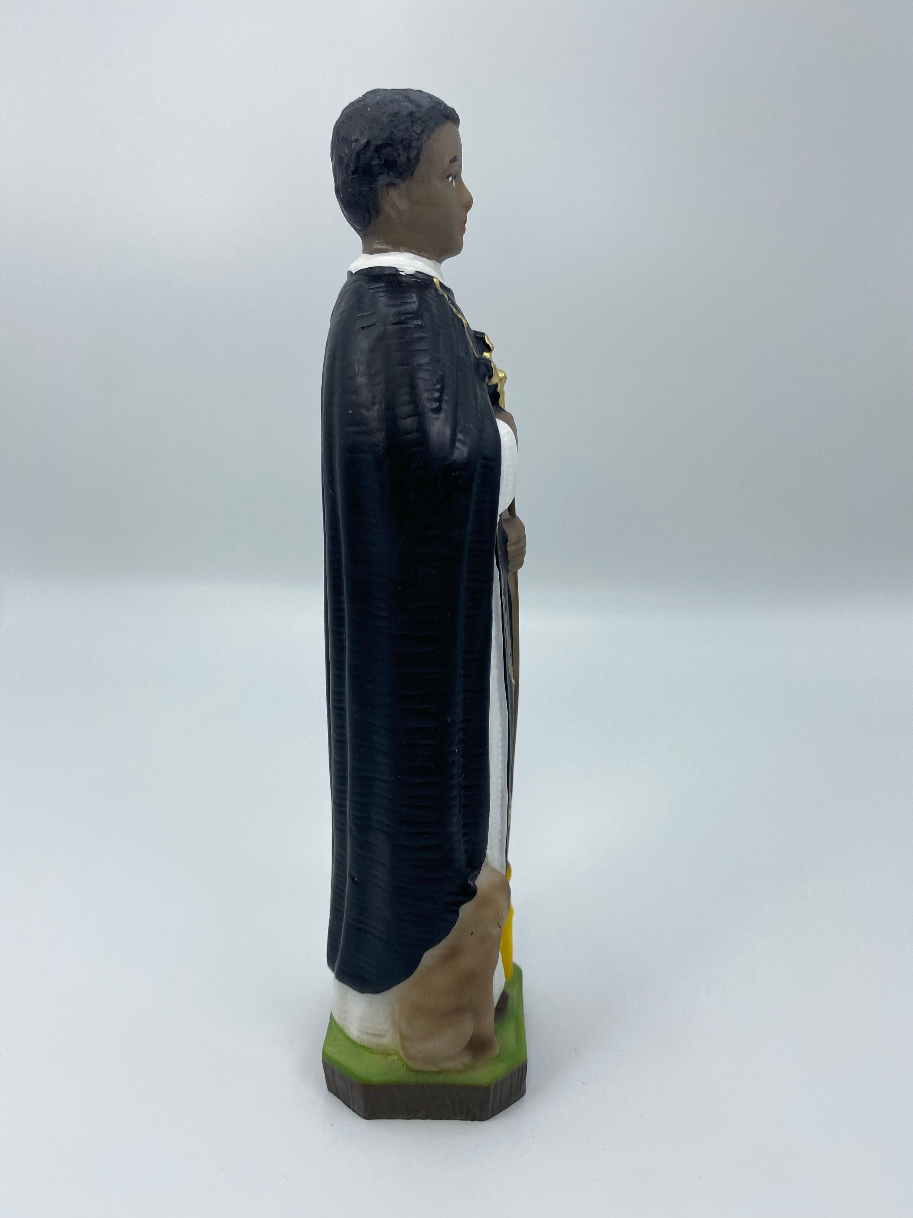 The Faith Gift Shop Saint Martin de Porres statue - Hand Painted in Italy - Our Tuscany Collection - Estatua de San Martin de Porres