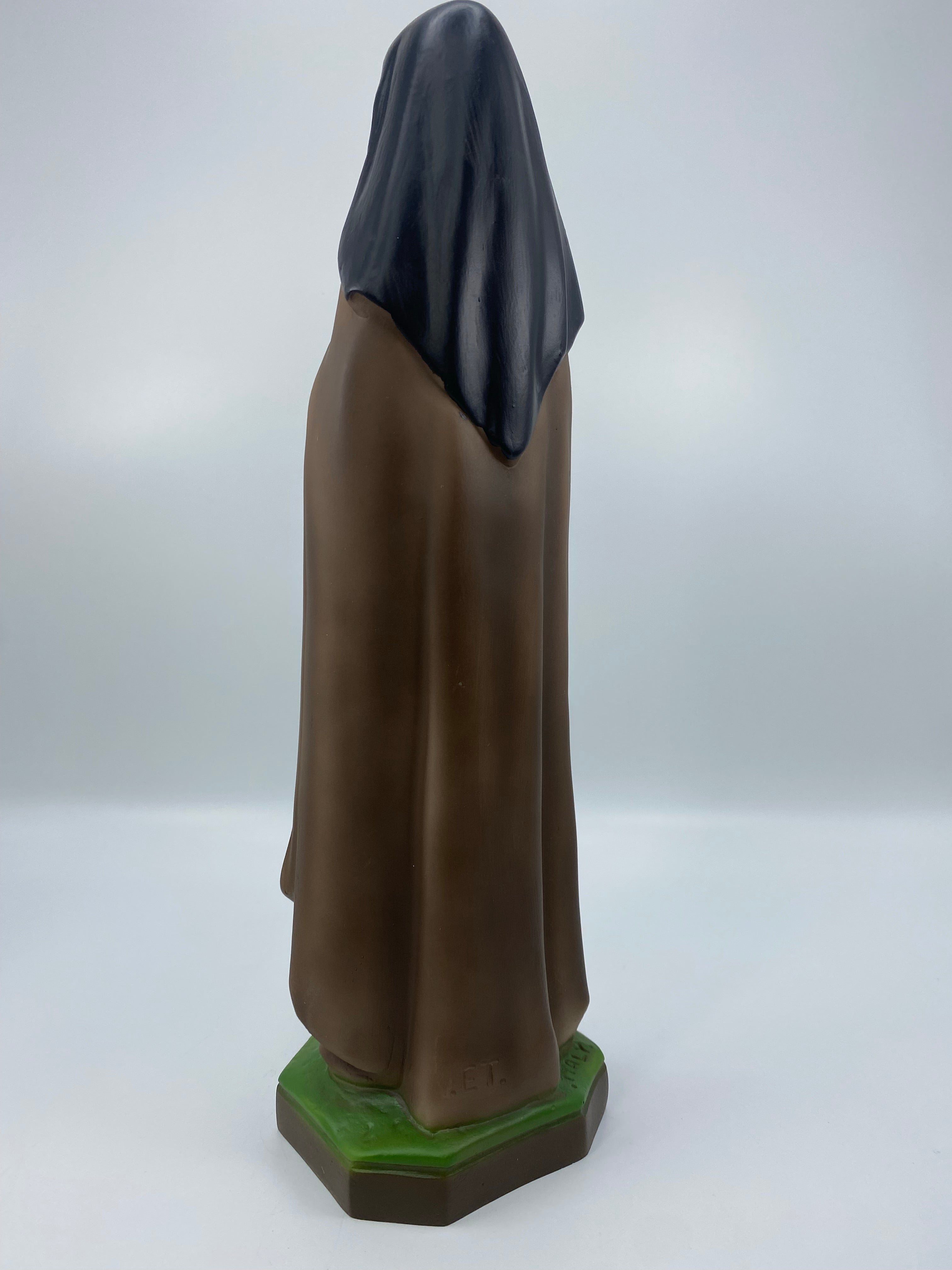 The Faith Gift Shop Saint Clare statue - Hand Painted in Italy - Our Tuscany Collection -Estatua de Santa Clara