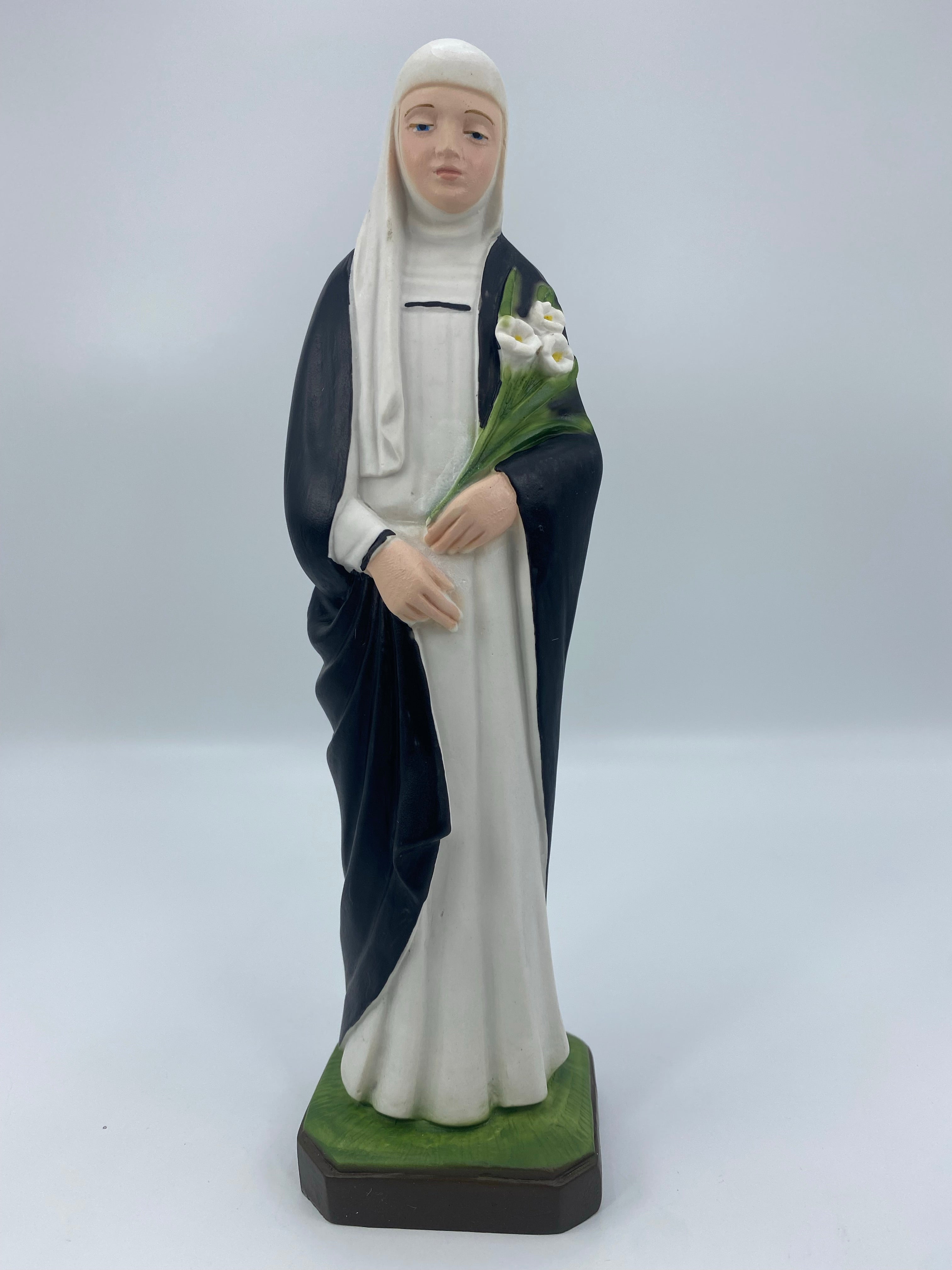 The Faith Gift Shop Saint Catherine of Siena statue - Hand Painted in Italy - Our Tuscany Collection - Estatua de Santa Catarina de Siena