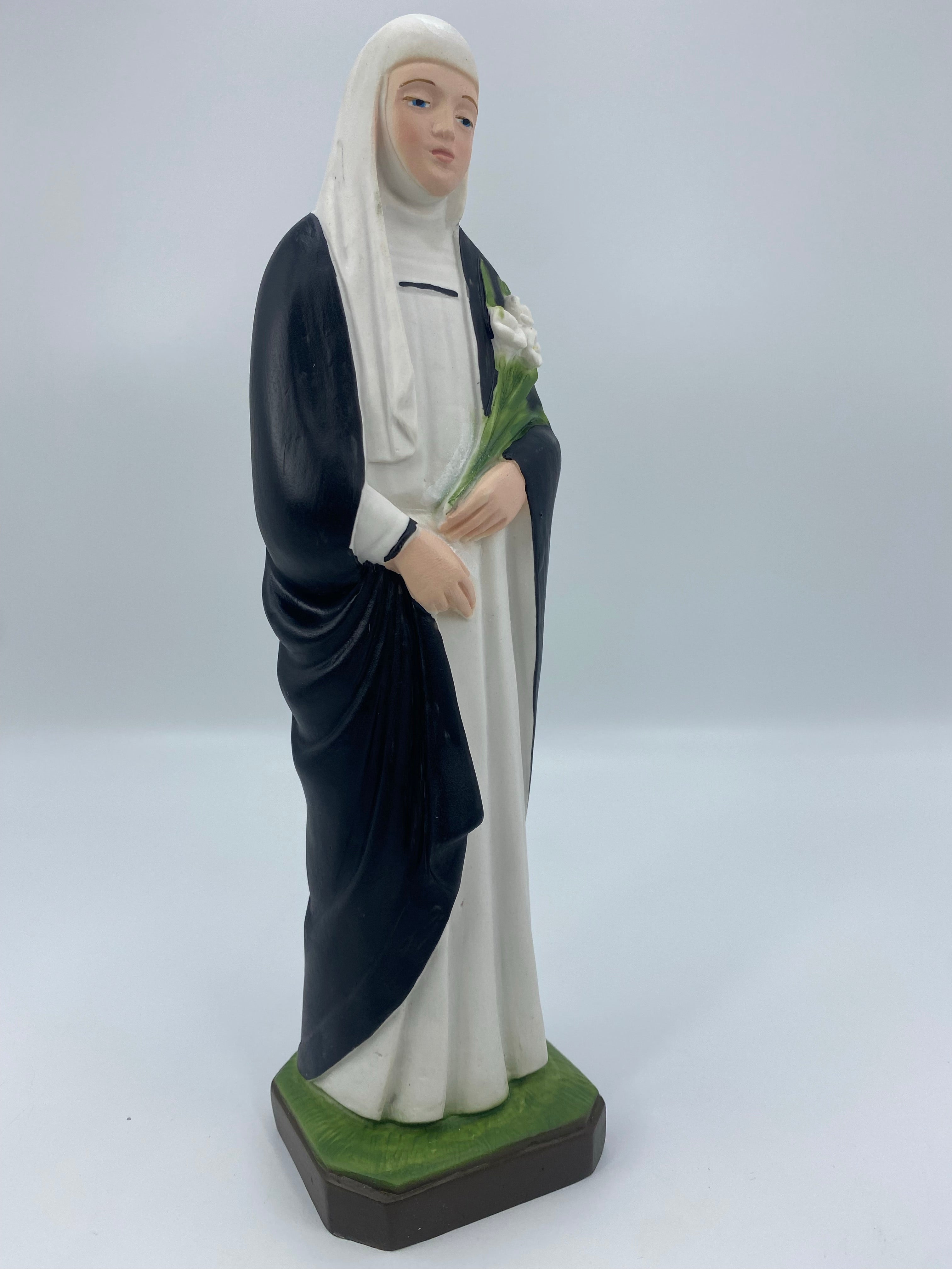 The Faith Gift Shop Saint Catherine of Siena statue - Hand Painted in Italy - Our Tuscany Collection - Estatua de Santa Catarina de Siena