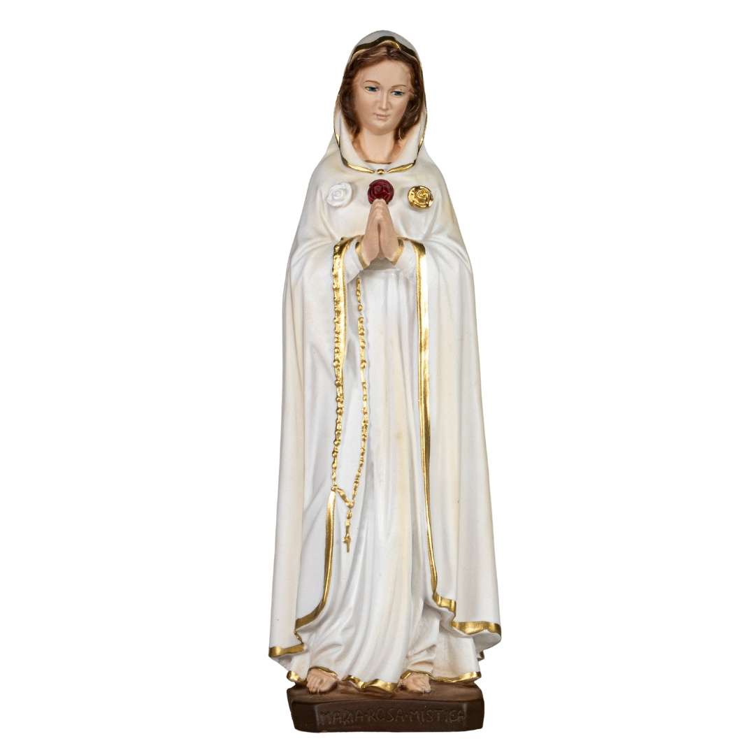 The Faith Gift Shop Mystic Rose Virgin Mary Hand Painted in Italy - Our Tuscany Collection - Virgen Maria Rosa Mistica