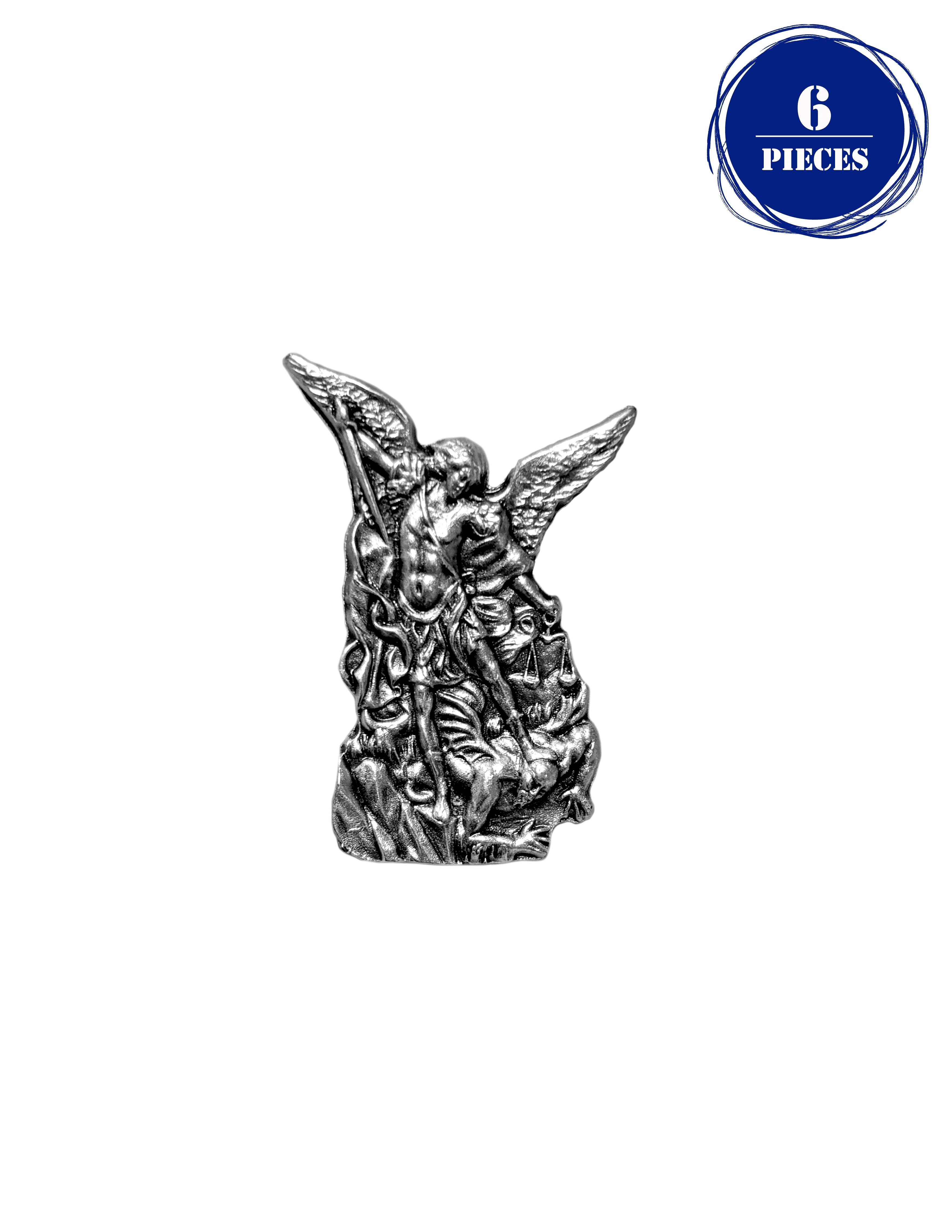 Silver accent catholics lapel pins